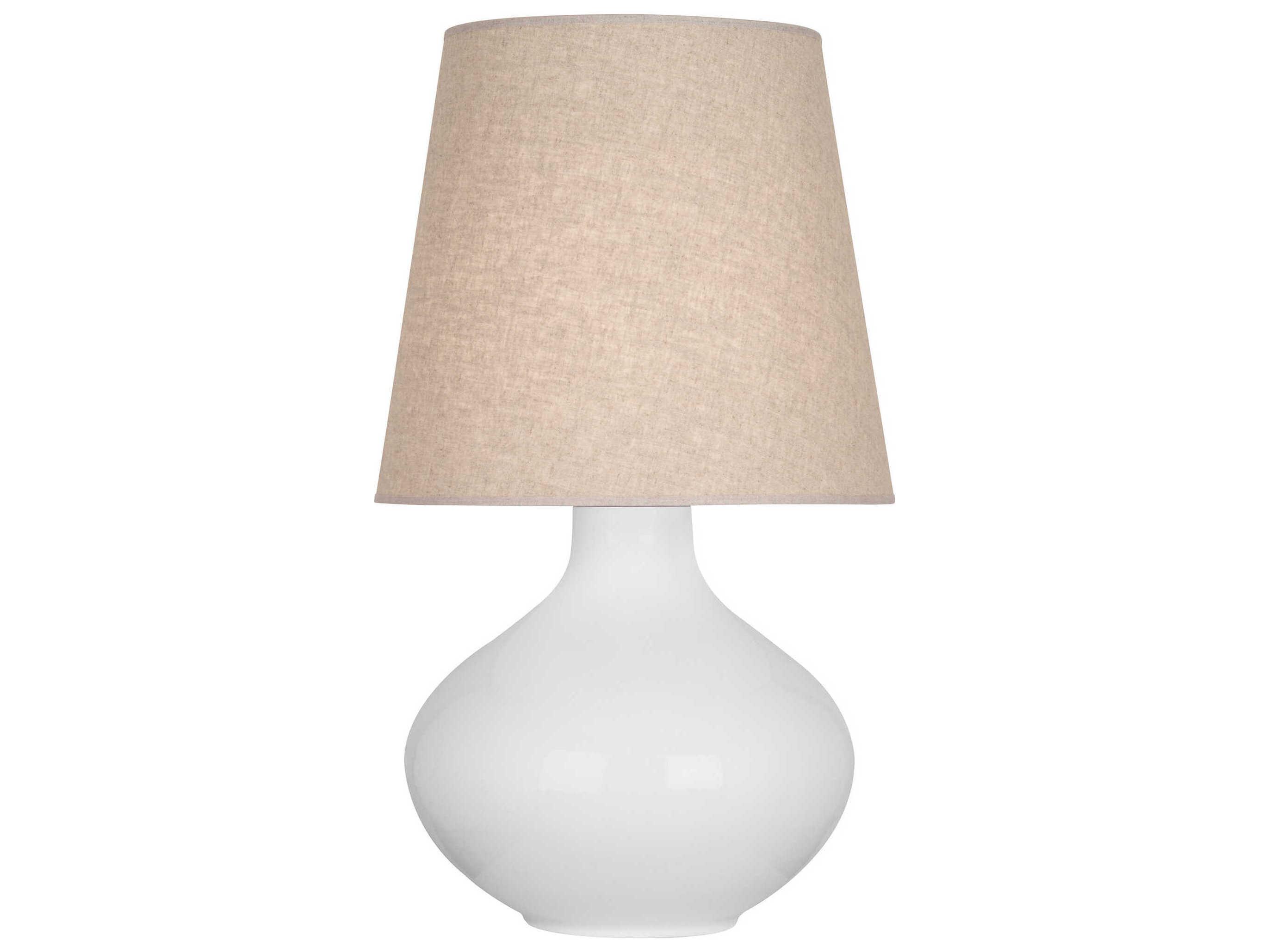 Robert Abbey June White Buffet Lamp