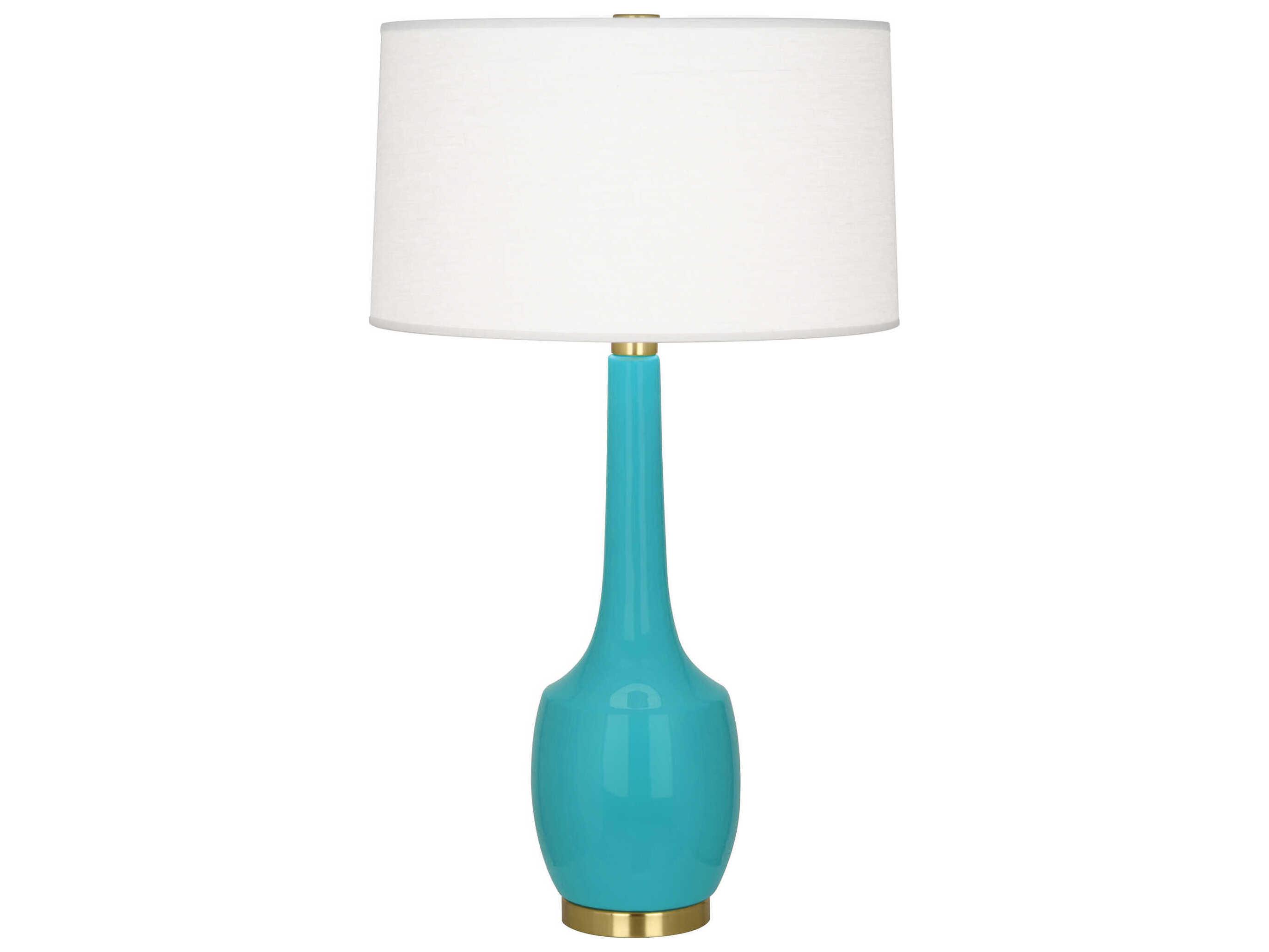 Robert Abbey Delilah Egg Blue Glazed Buffet Lamp