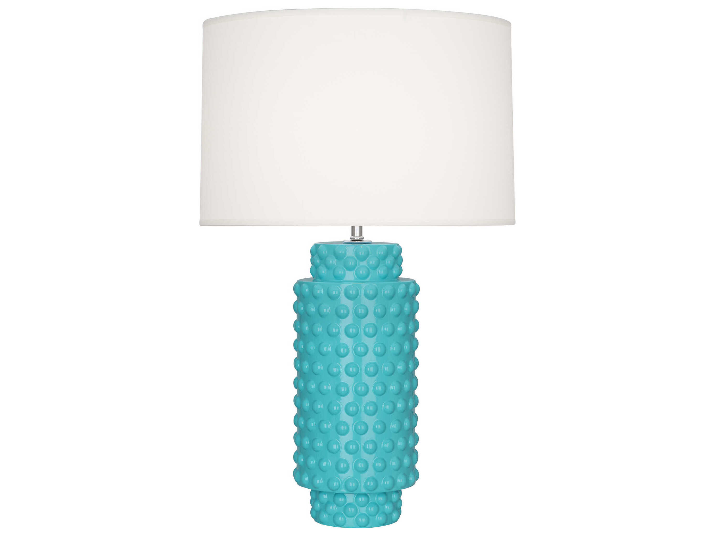 Robert Abbey Dolly Egg Blue Glazed Textured Buffet Lamp