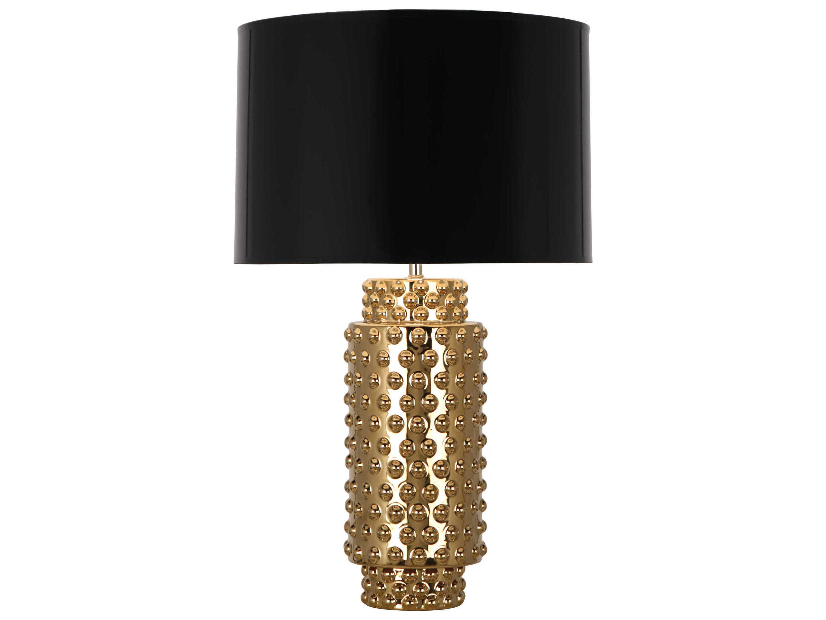 Robert Abbey Dolly Textured Gold Metallic Glaze Buffet Lamp