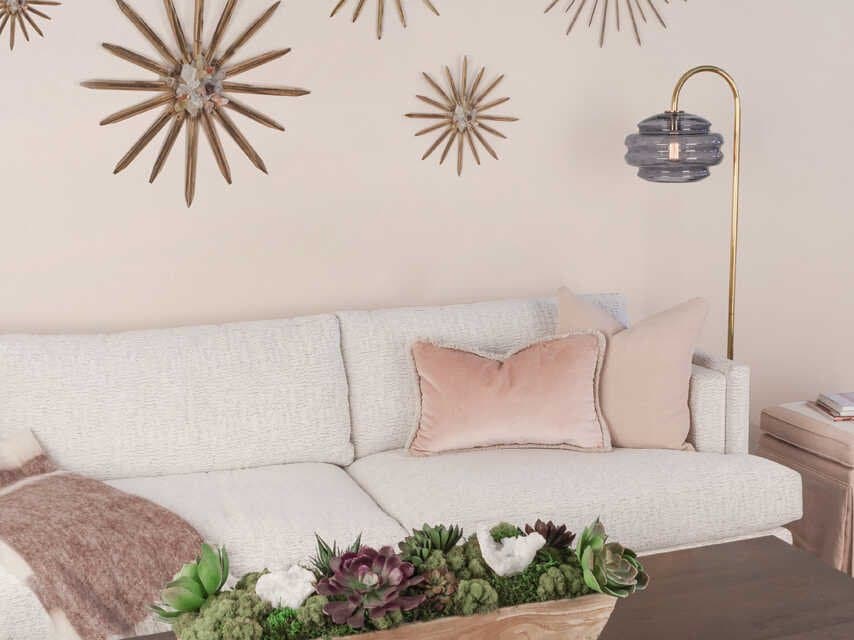 Robert Abbey Horizon Modern Brass Smoke Gray Glass Floor Lamp