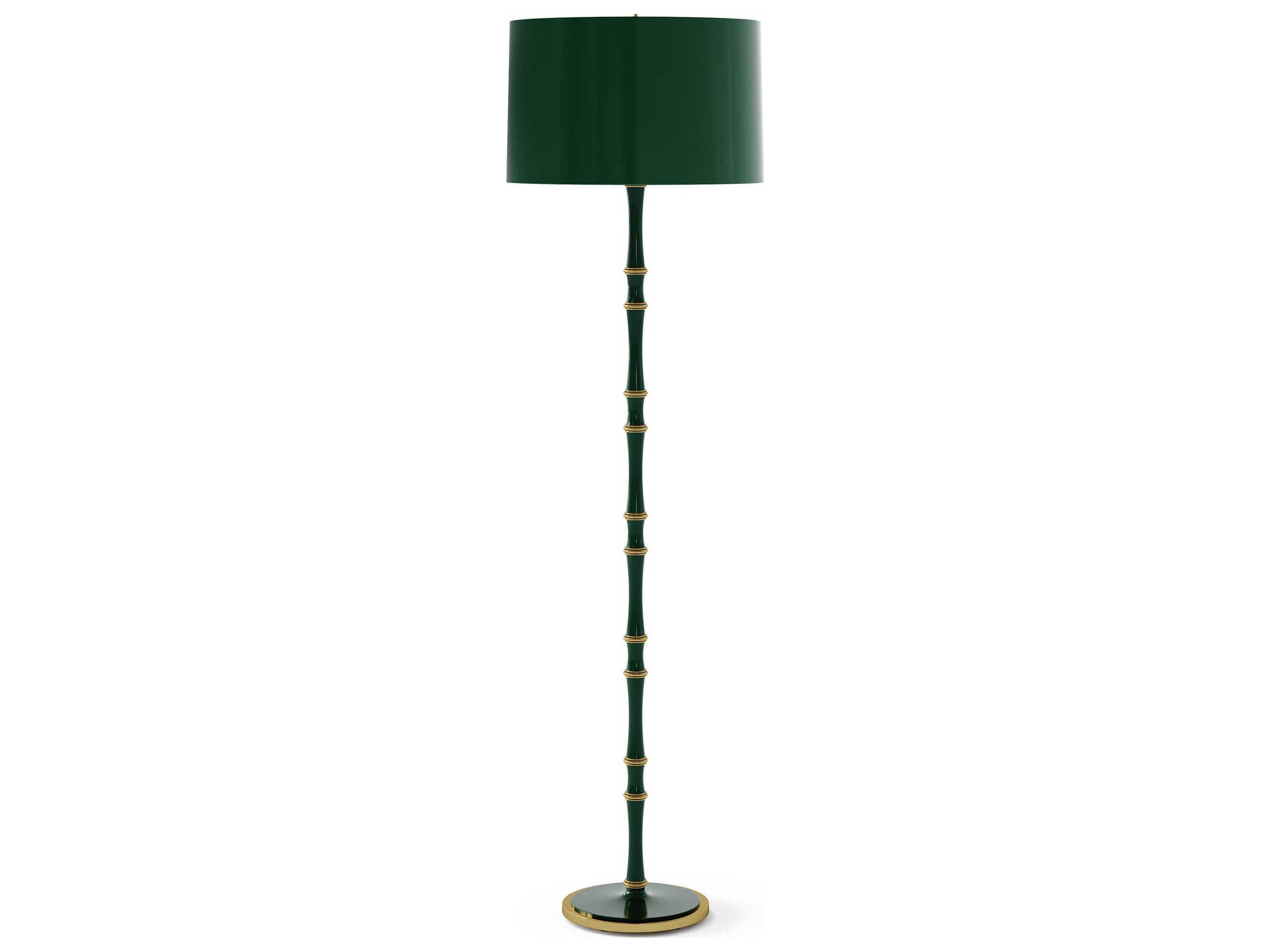 Robert Abbey Kane Jungle Green Floor Lamp