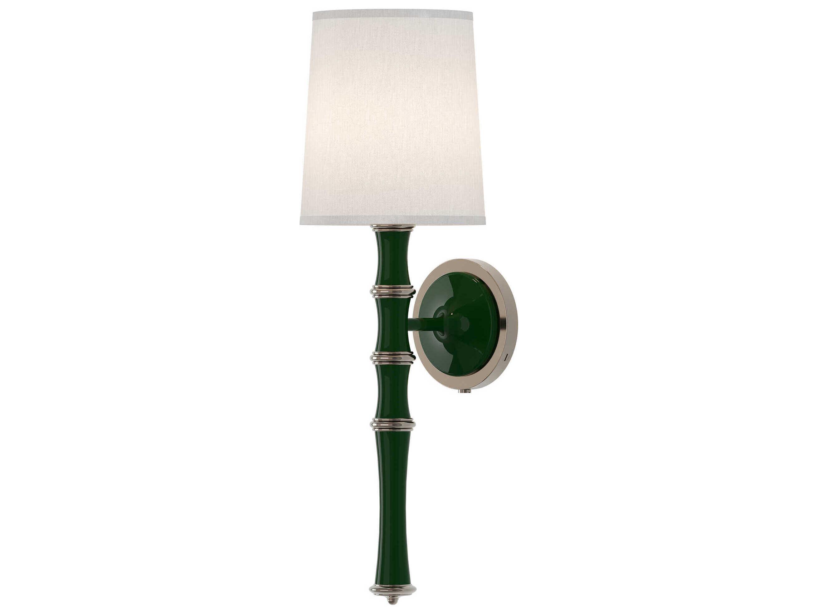Robert Abbey Kane 1-Light Jungle Green Wall Sconce
