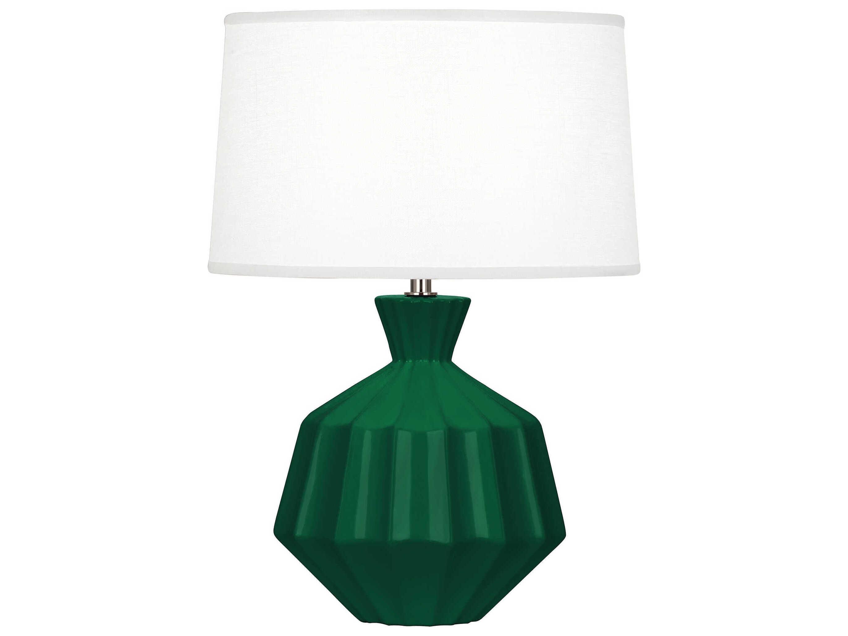 Robert Abbey Orion Jungle Glazed Green Table Lamp