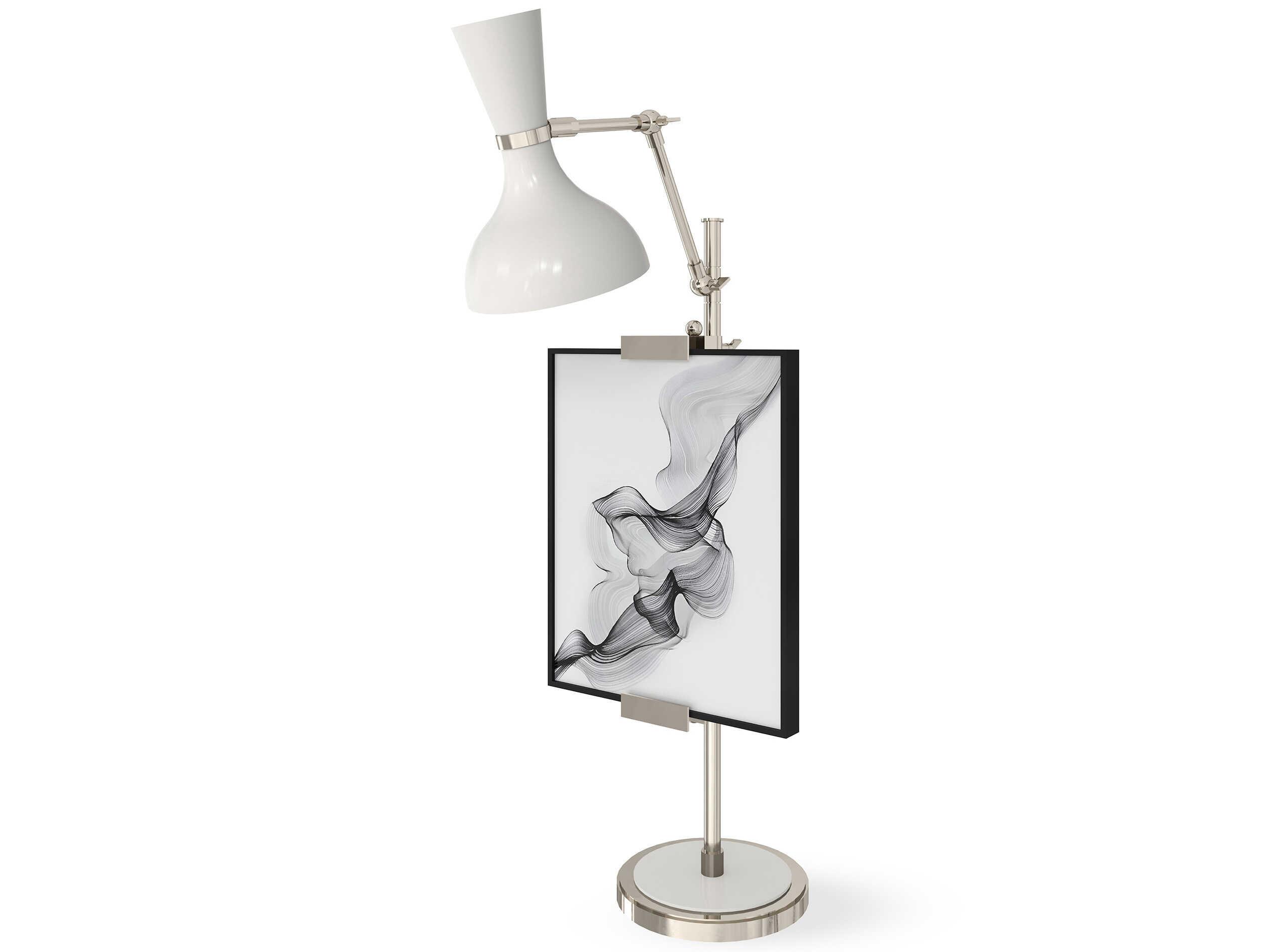 Robert Abbey Clare Lily White Buffet Lamp