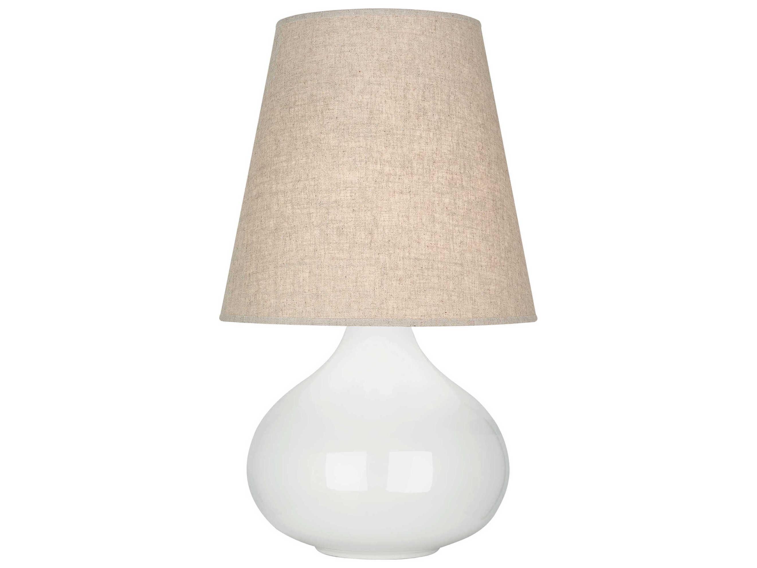 Robert Abbey June White Table Lamp