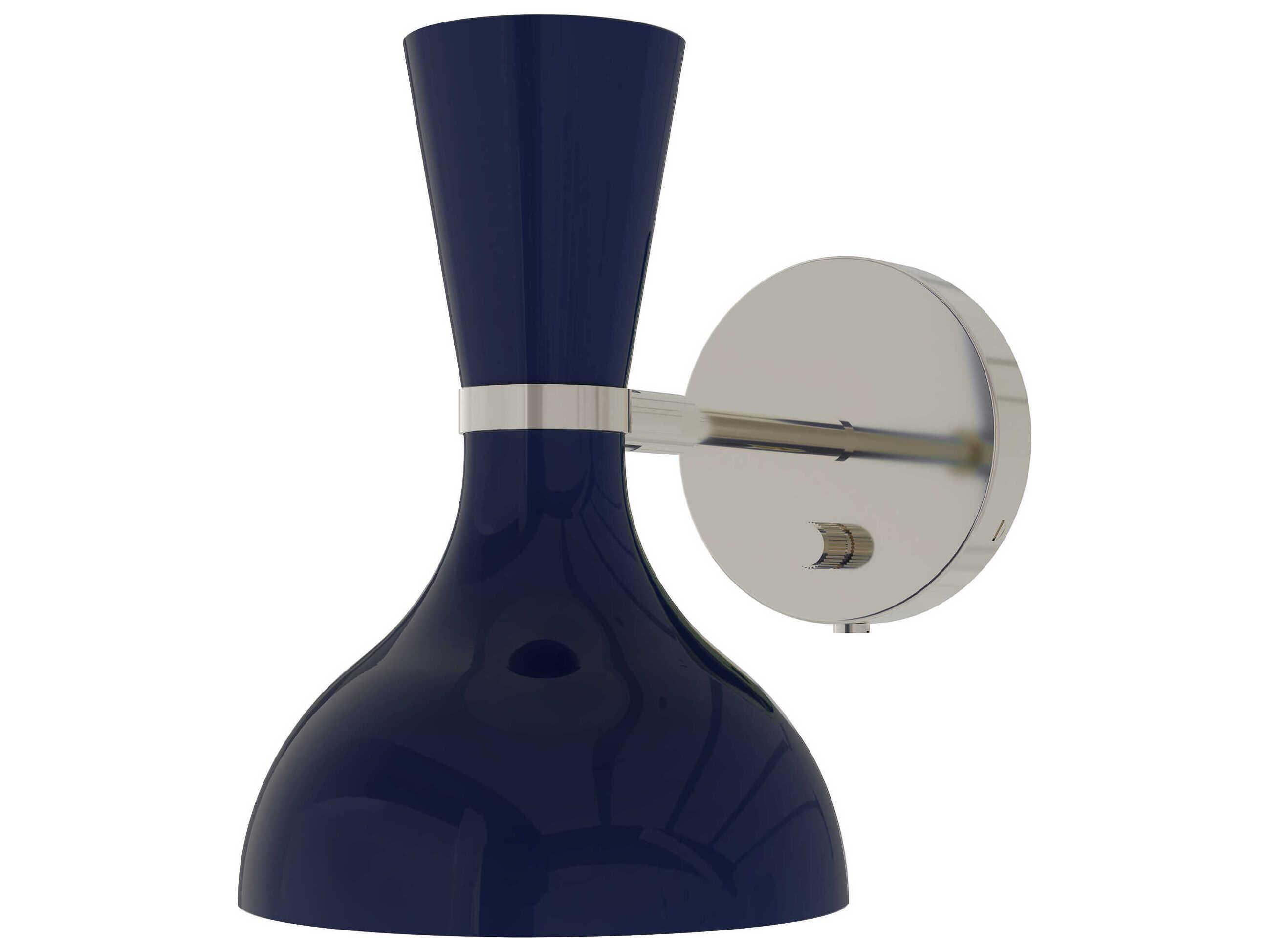 Robert Abbey Clare 1-Light Midnight Blue Wall Sconce