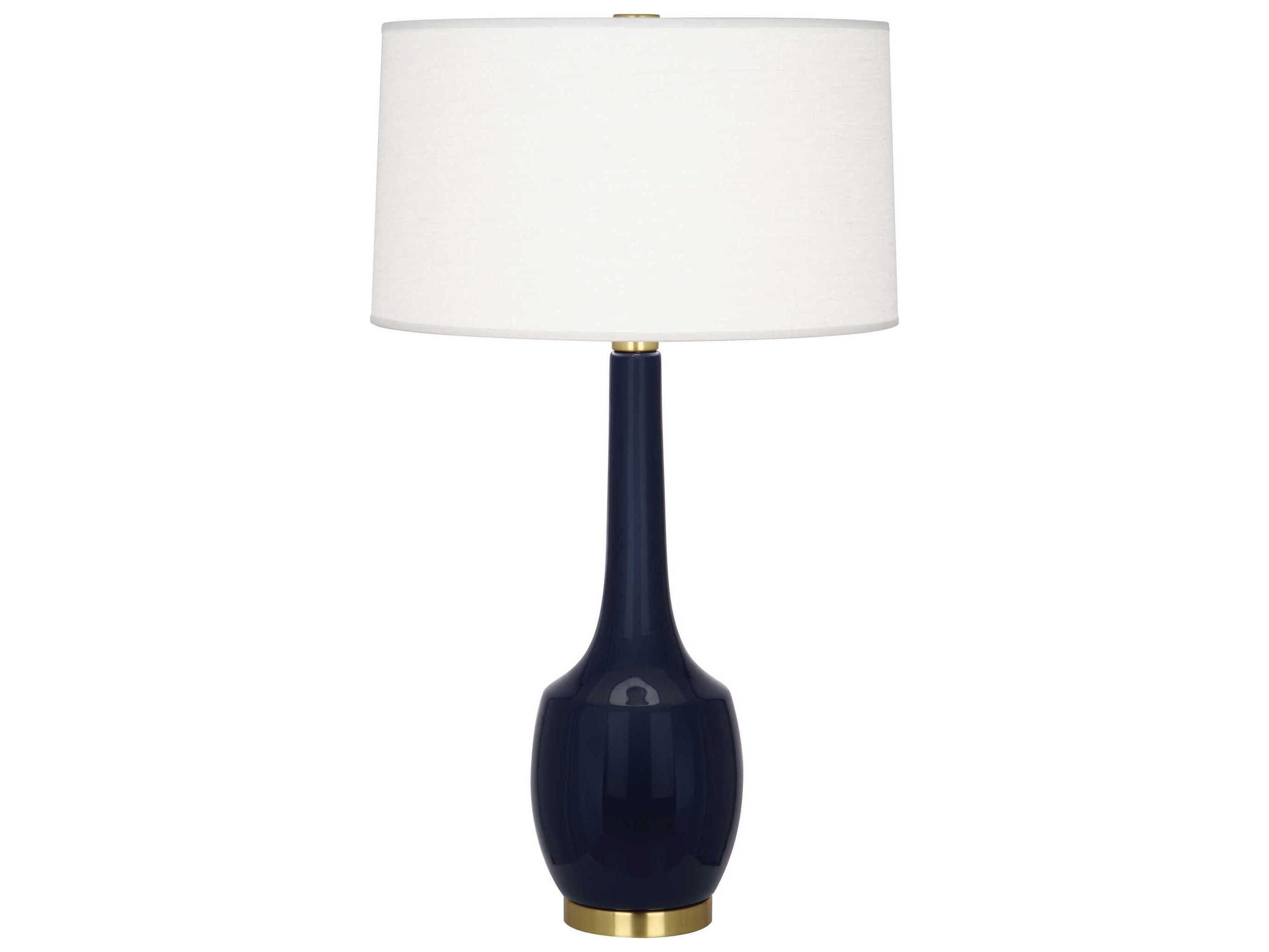 Robert Abbey Delilah Midnight Blue Glazed Buffet Lamp