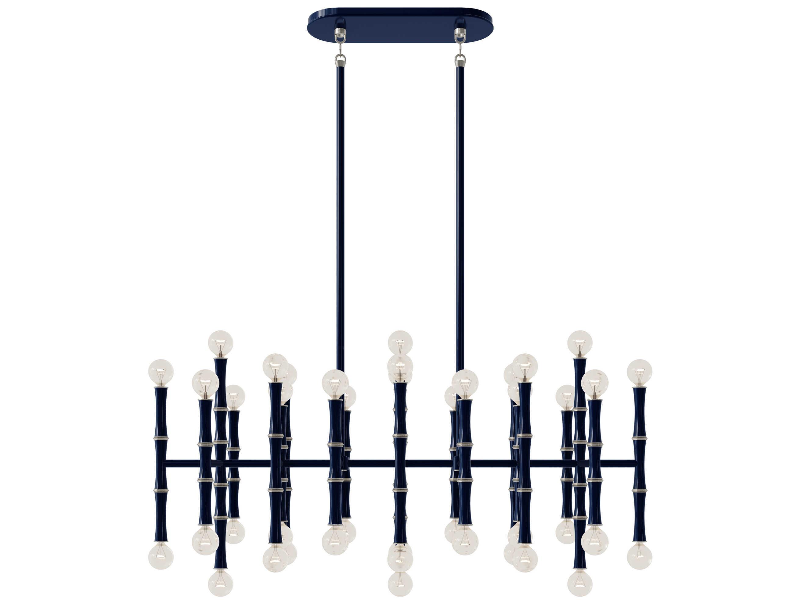 Robert Abbey Kane 42-Light Midnight Blue Island Pendant