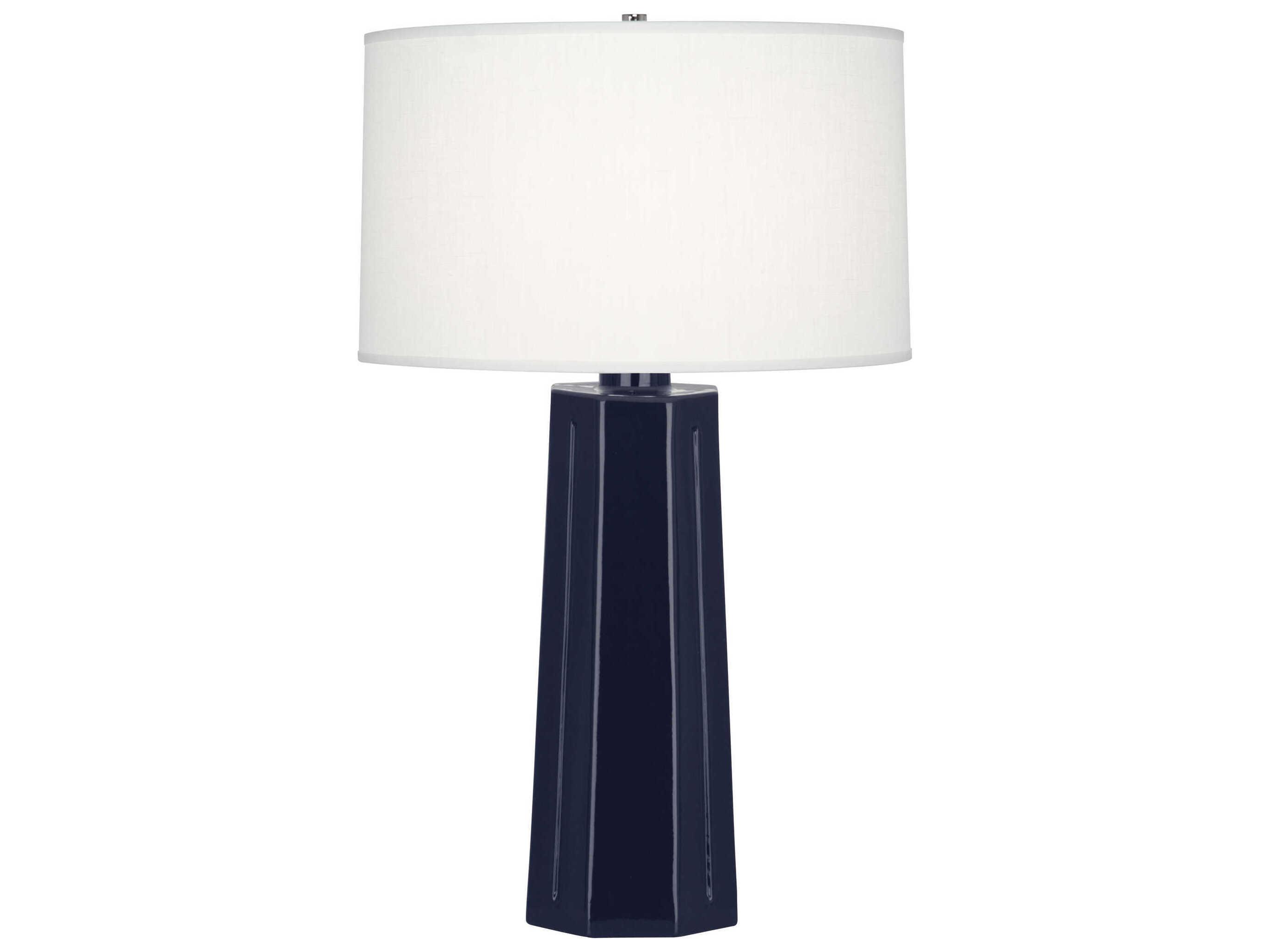 Robert Abbey Mason Midnight Blue Glazed Buffet Lamp