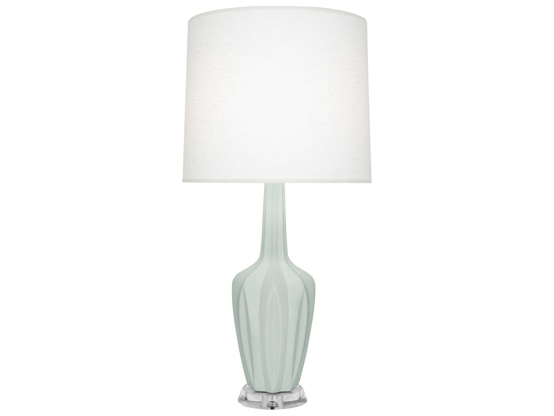 Robert Abbey Emma Matte Celadon Glazed Green Buffet Lamp