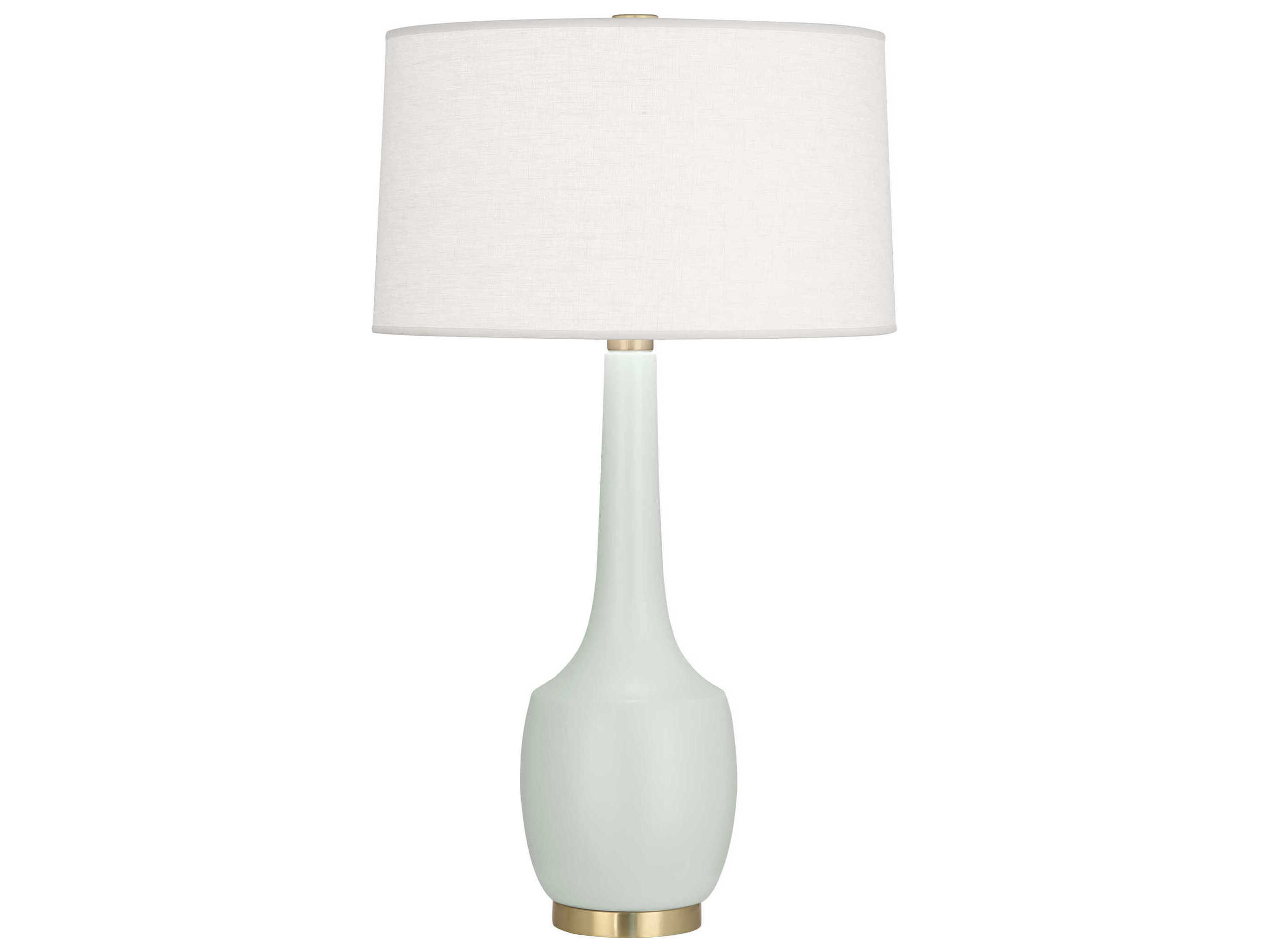 Robert Abbey Delilah Matte Celadon Glazed Green Buffet Lamp