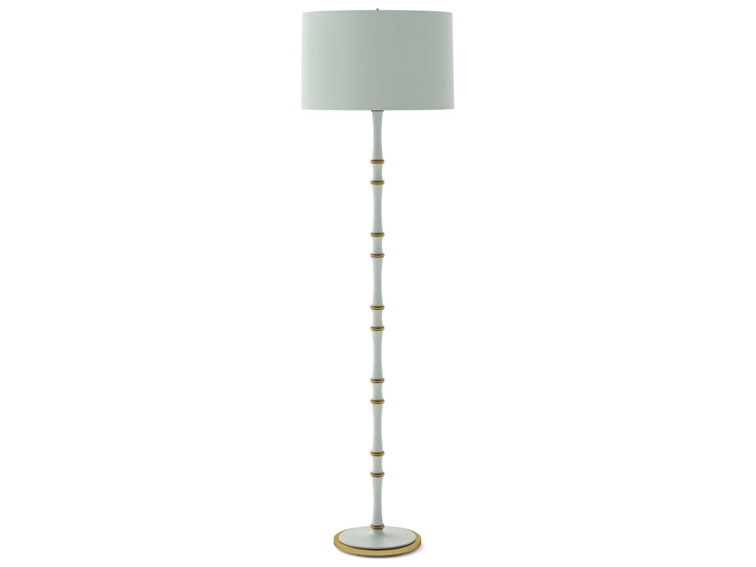 Robert Abbey Kane Matte Celadon Green Floor Lamp