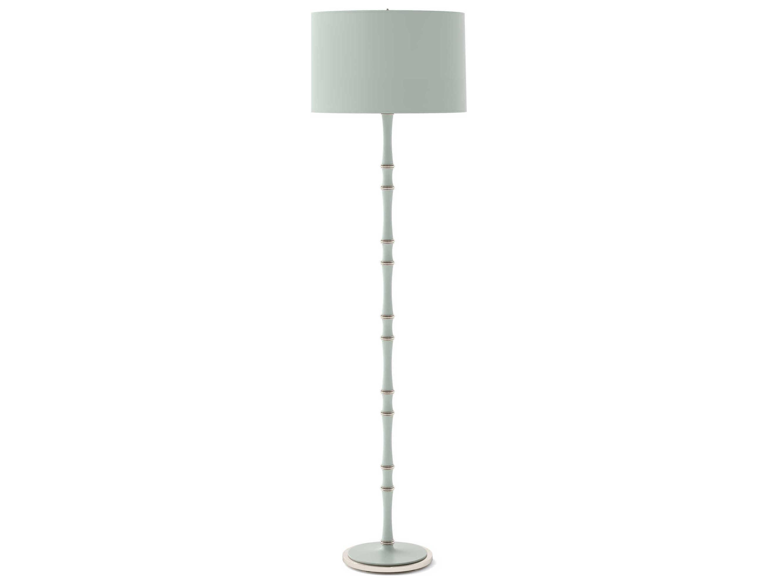 Robert Abbey Kane Matte Celadon Green Floor Lamp
