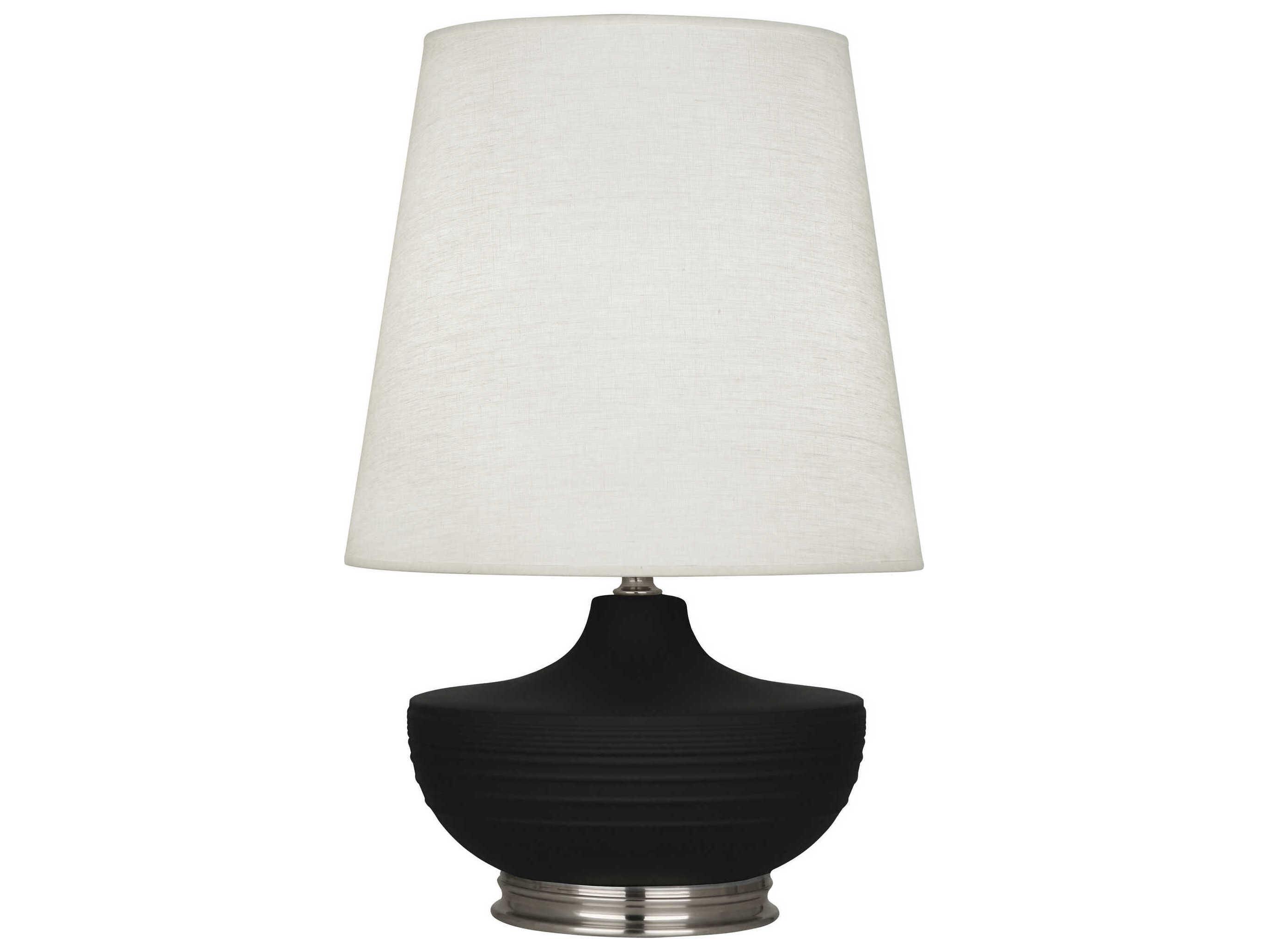 Robert Abbey Michael Berman Nolan Black Buffet Lamp