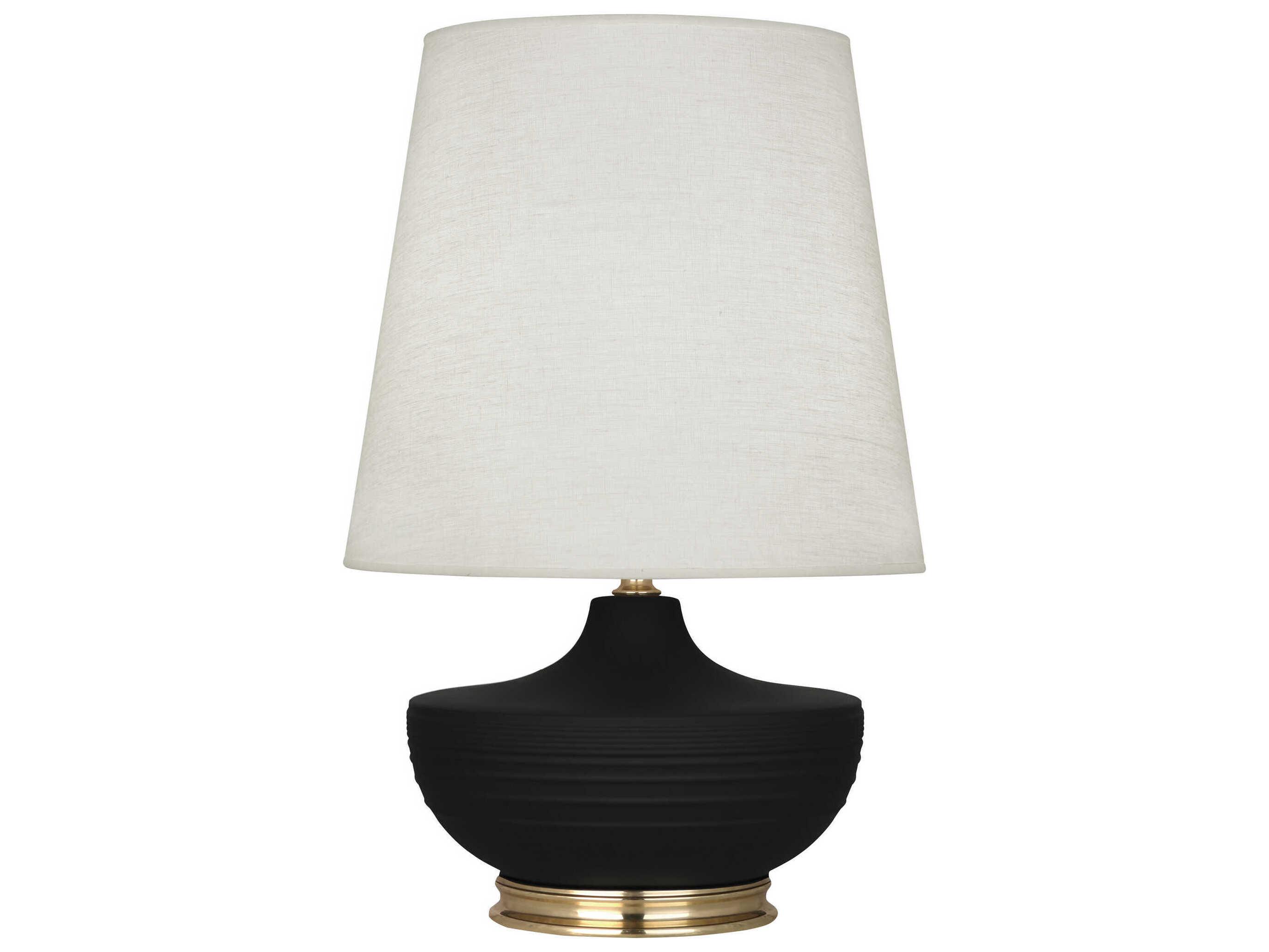 Robert Abbey Michael Berman Nolan Black Buffet Lamp