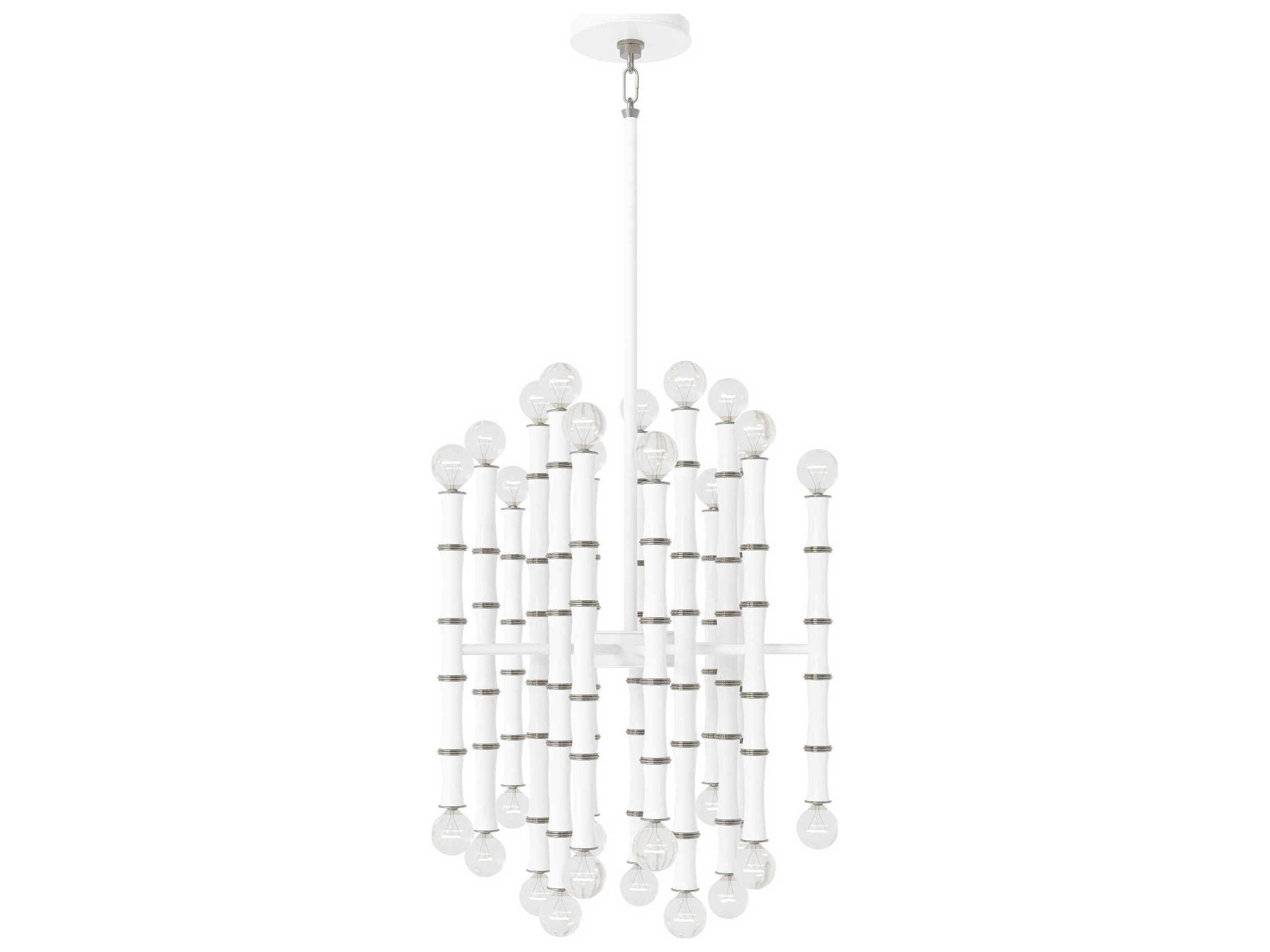 Robert Abbey Kane 30-Light Matte Daisy White Pendant