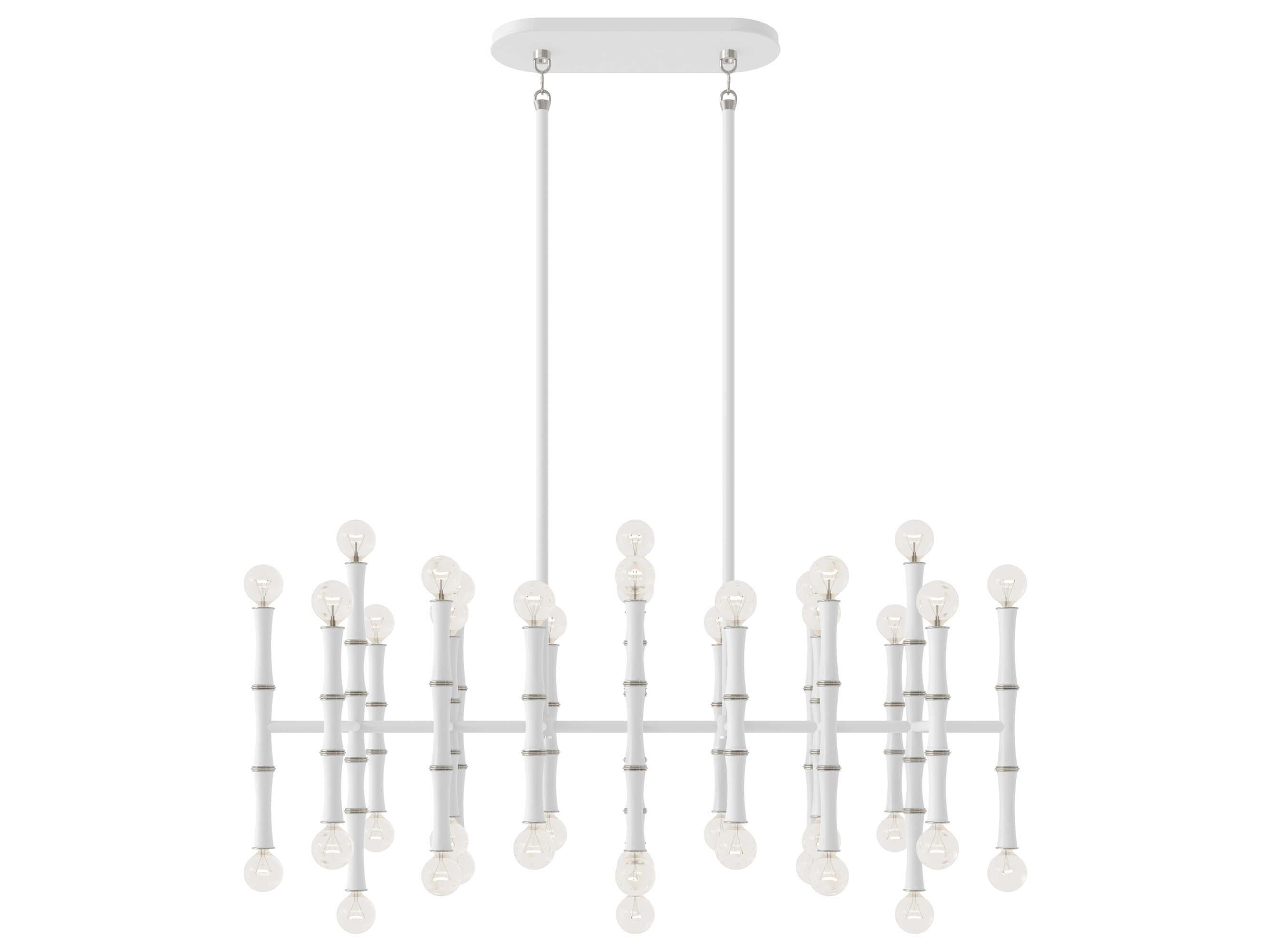 Robert Abbey Kane 42-Light Matte Daisy White Island Pendant