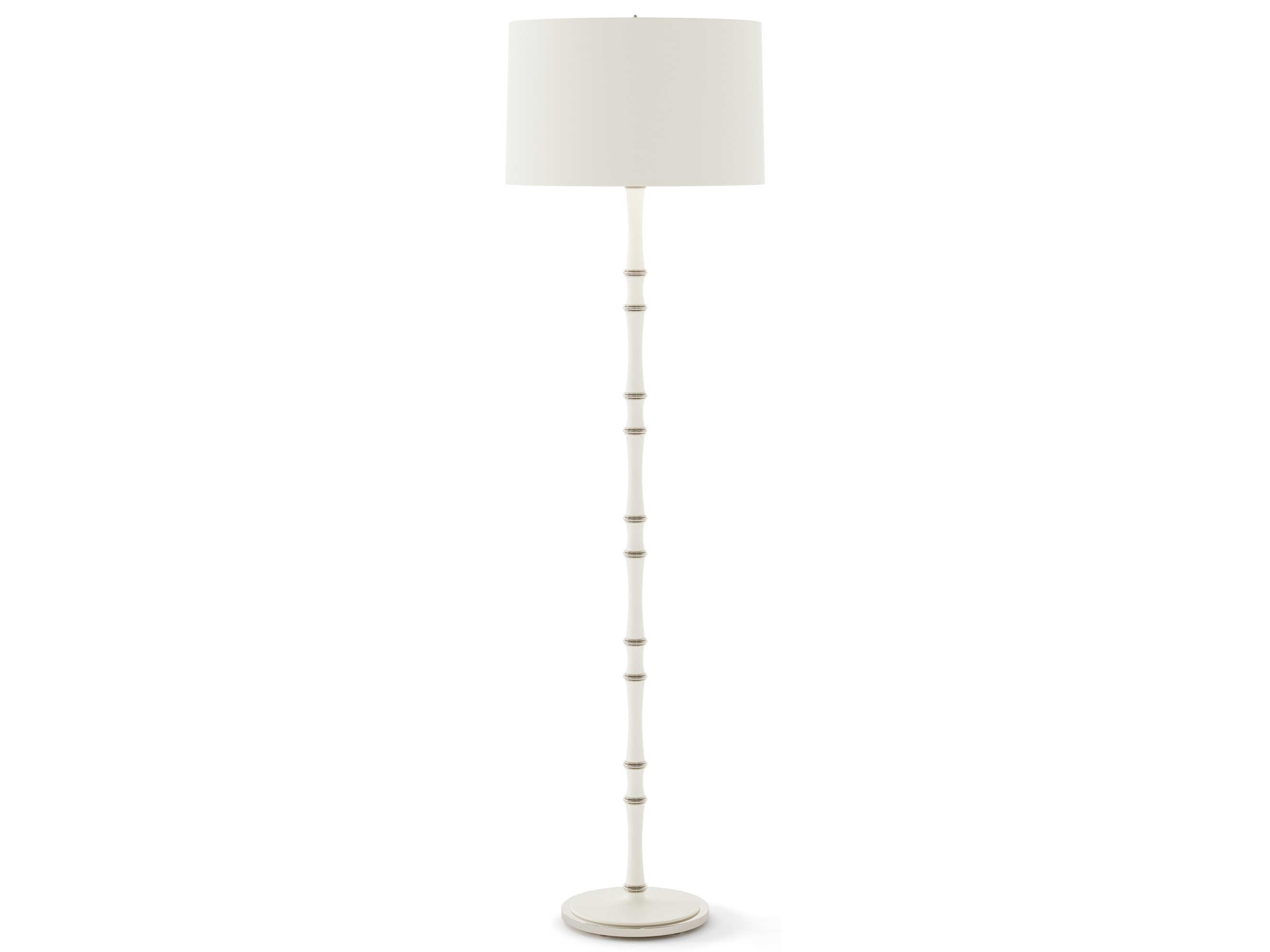 Robert Abbey Kane Matte Daisy White Floor Lamp