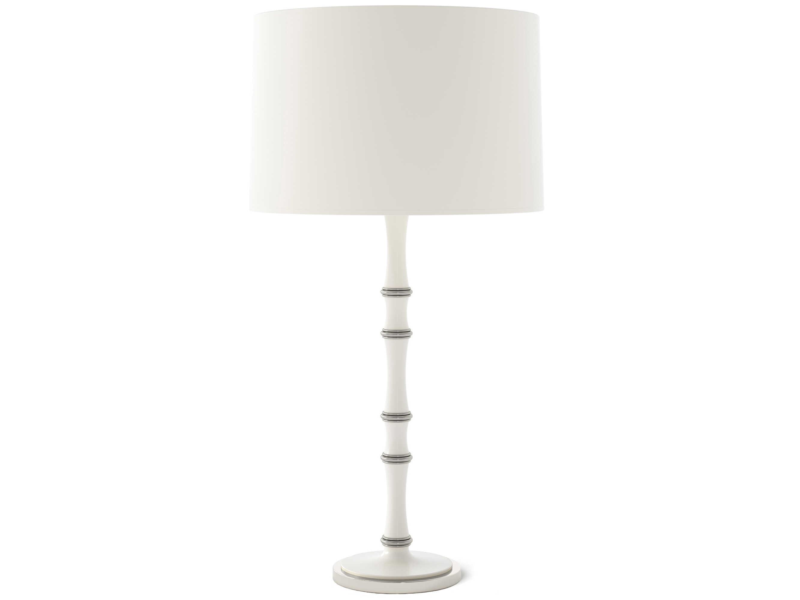 Robert Abbey Kane Matte Daisy White Buffet Lamp
