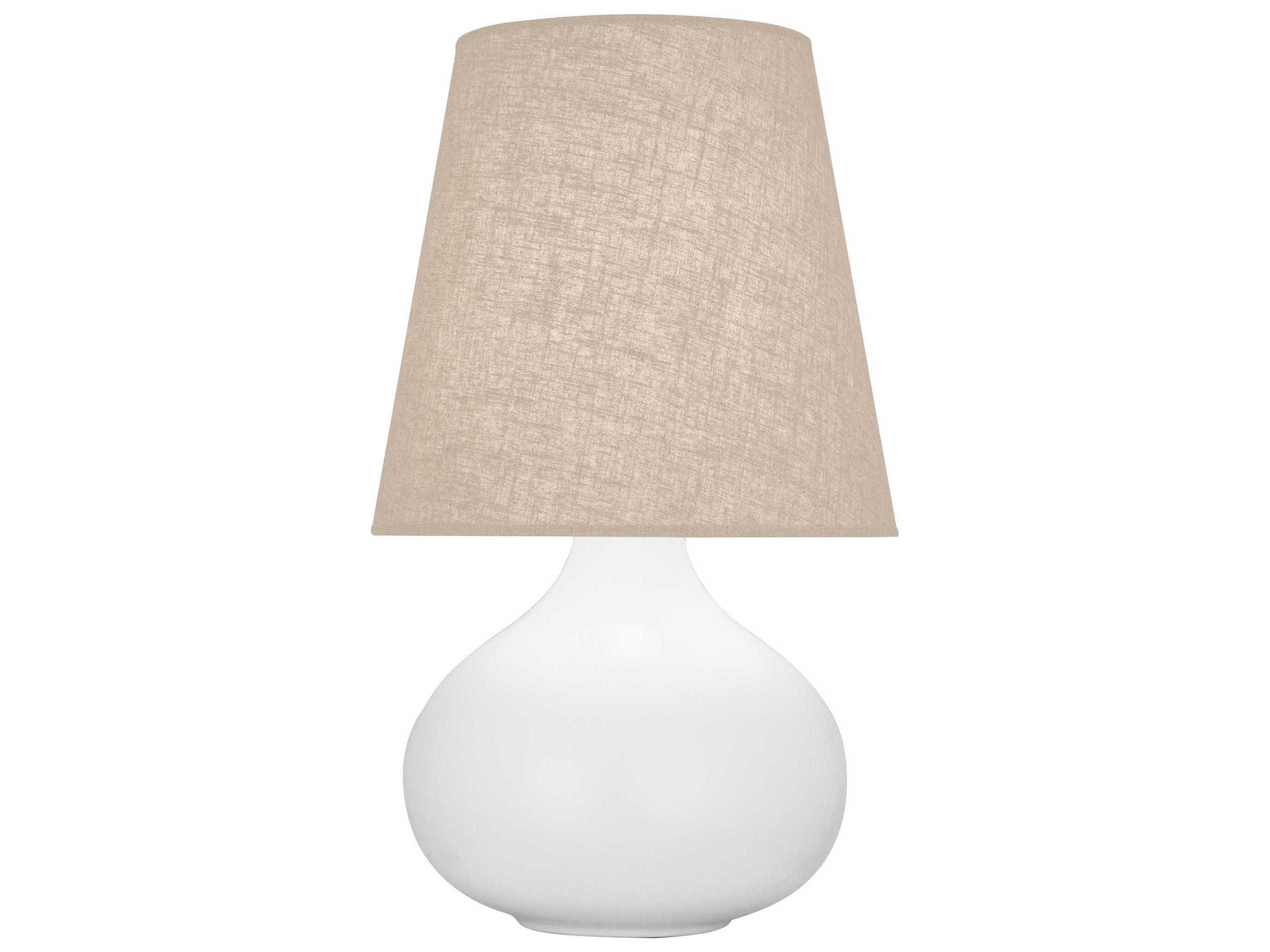 Robert Abbey June White Table Lamp