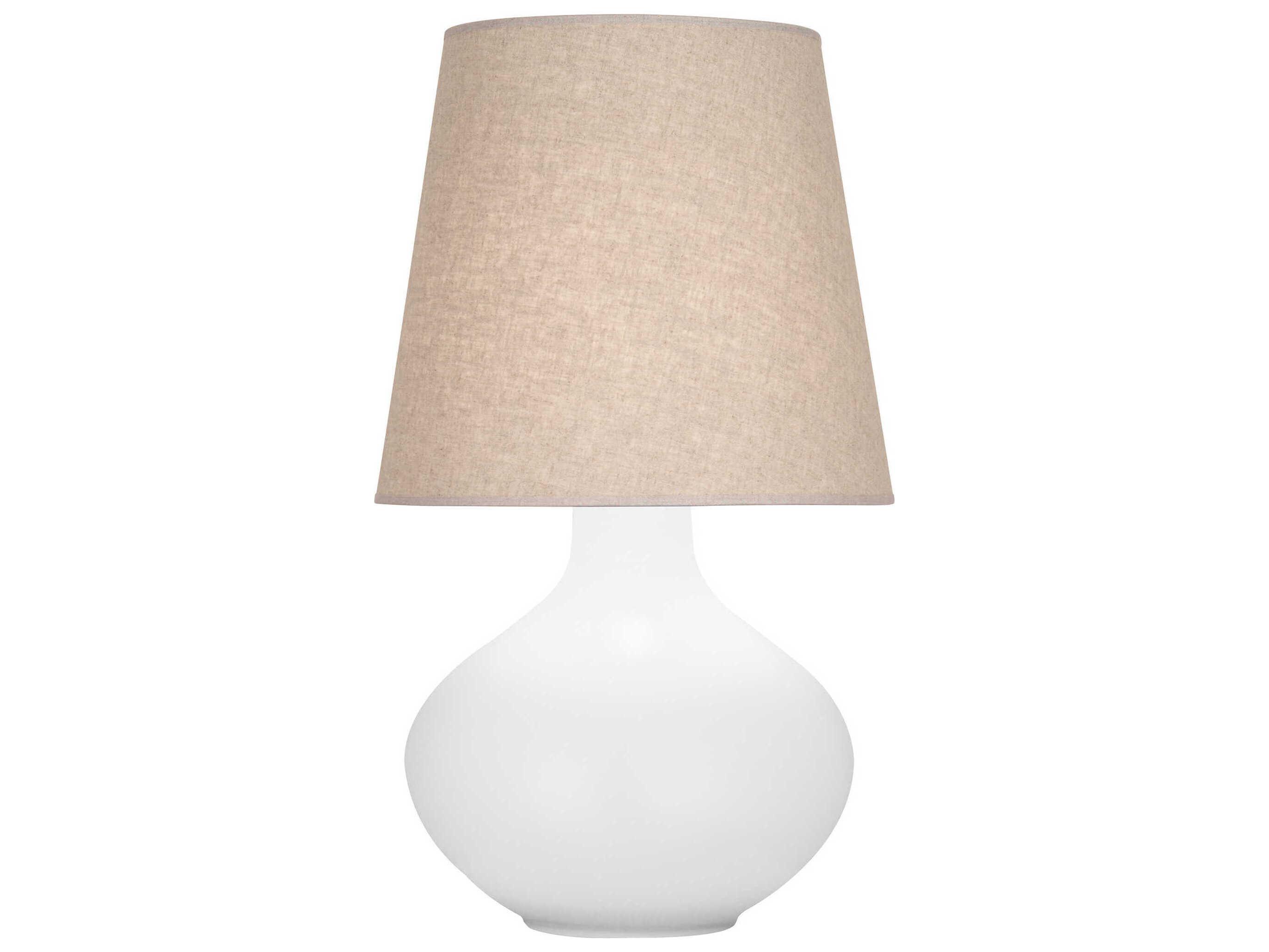 Robert Abbey June White Buffet Lamp