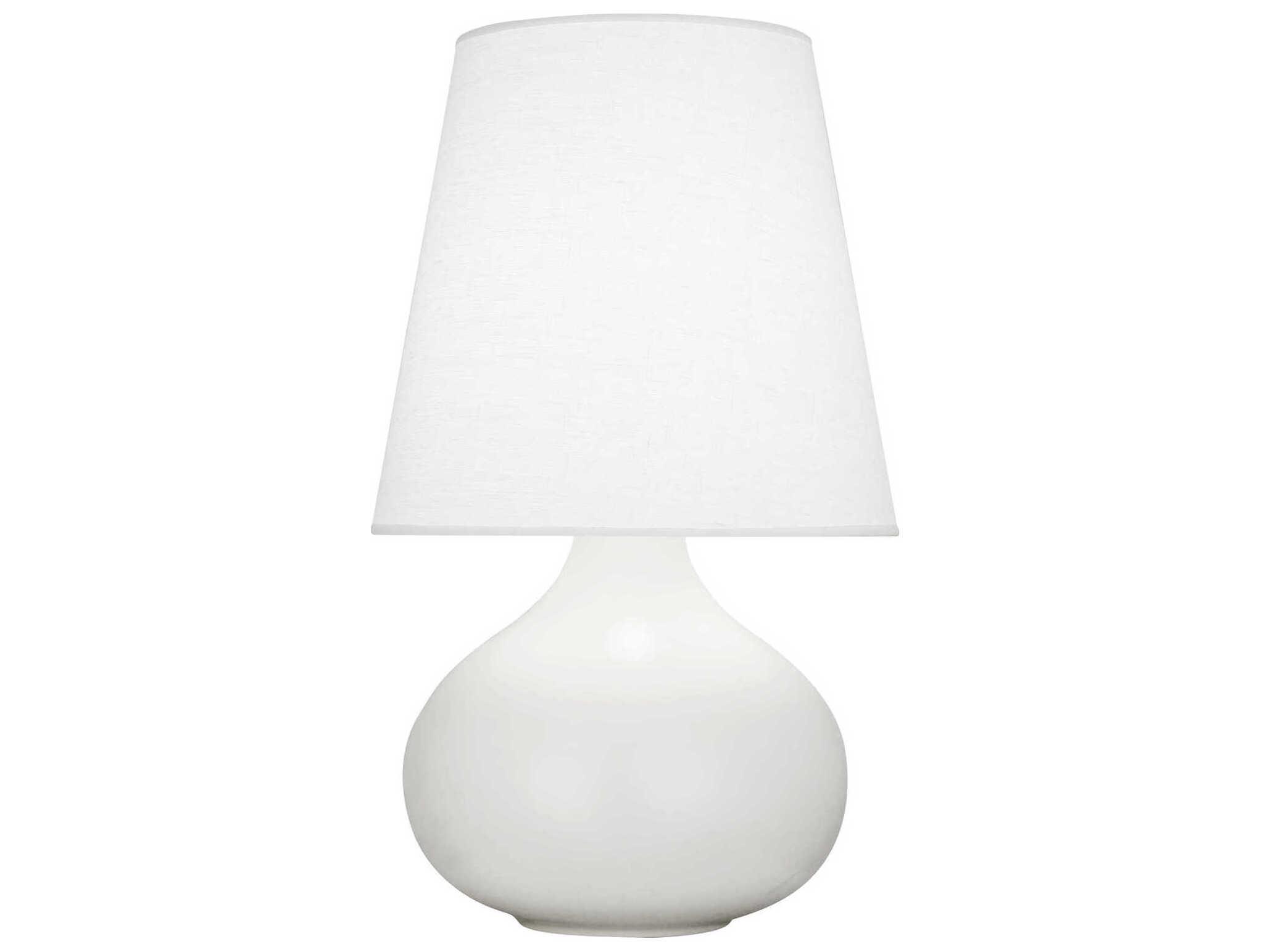 Robert Abbey June White Table Lamp