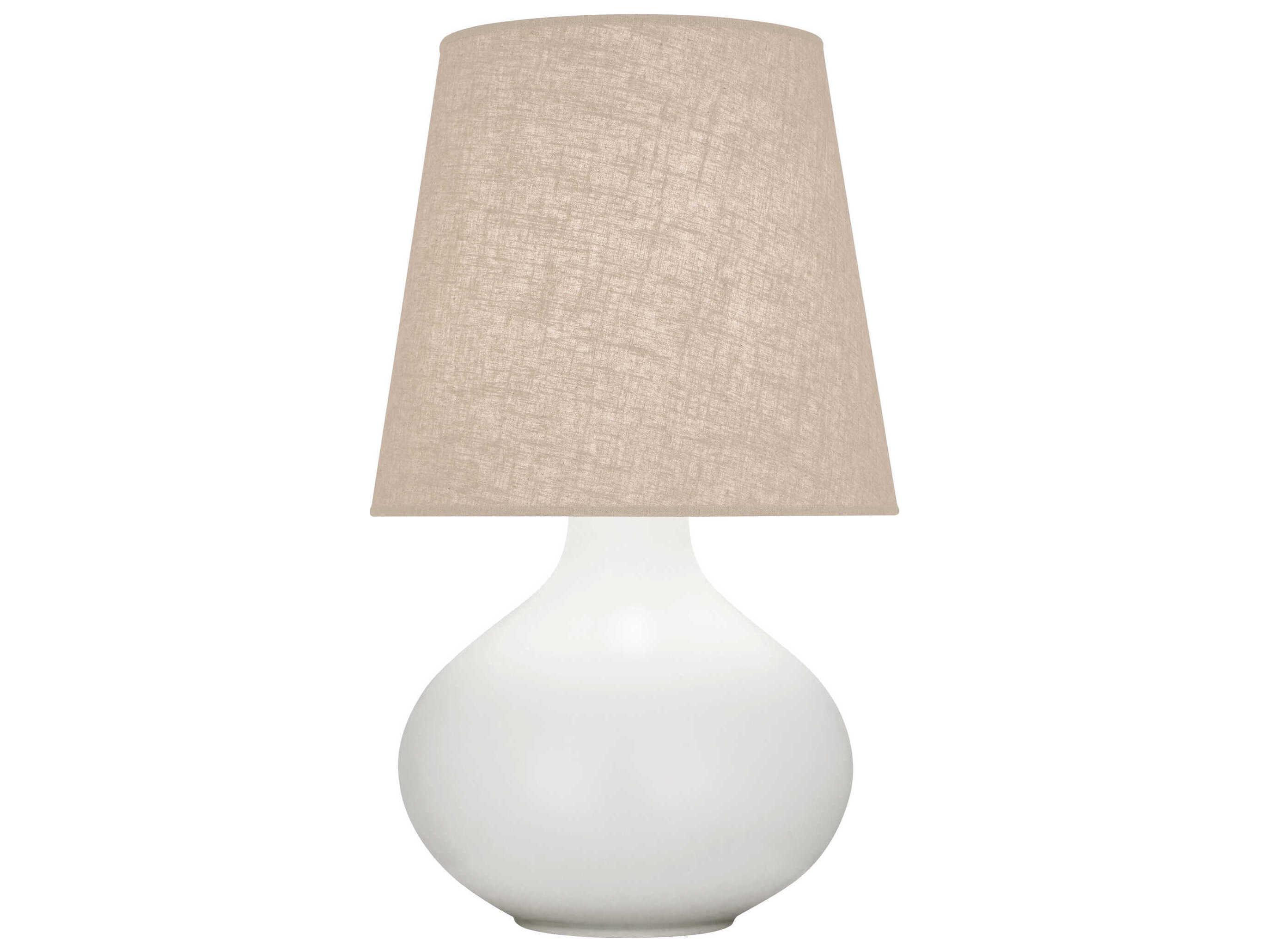 Robert Abbey June White Buffet Lamp