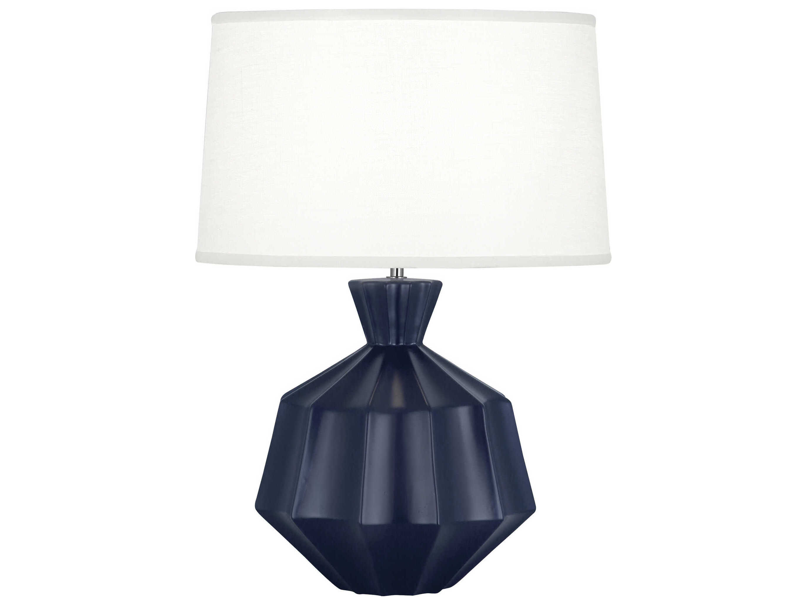 Robert Abbey Orion Matte Midnight Blue Glazed Buffet Lamp