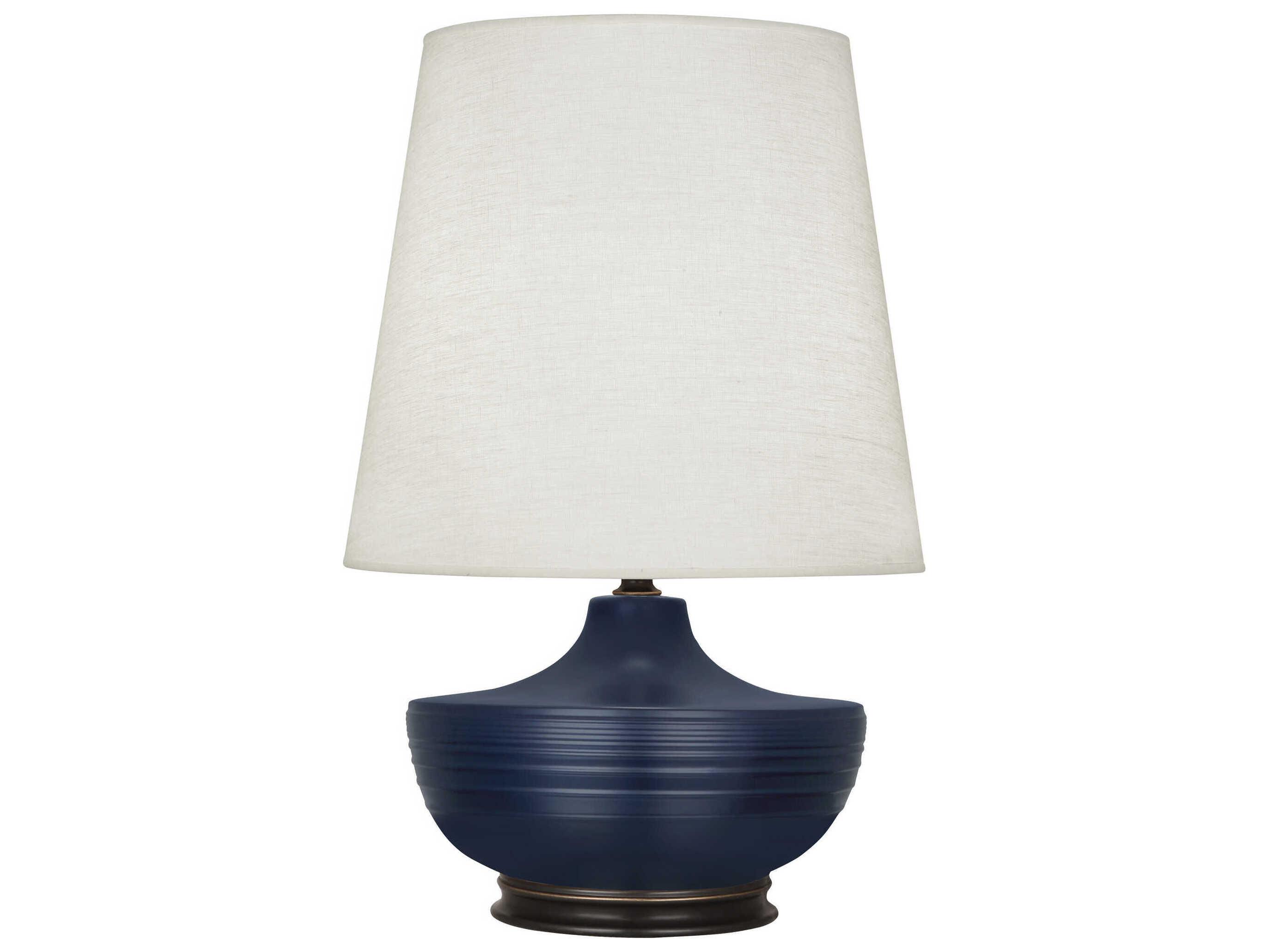Robert Abbey Michael Berman Nolan Blue Buffet Lamp