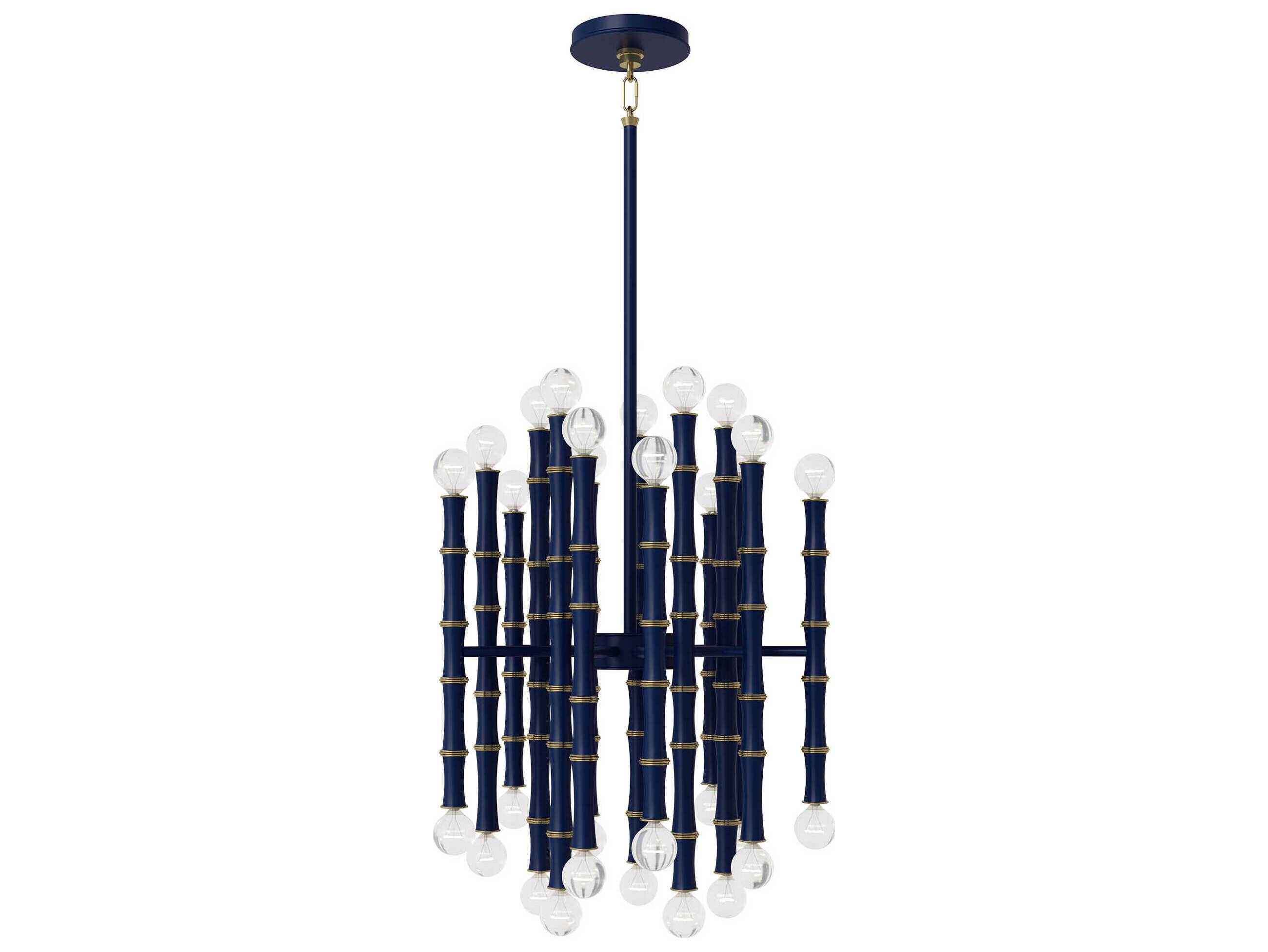 Robert Abbey Kane 30-Light Matte Midnight Blue Pendant