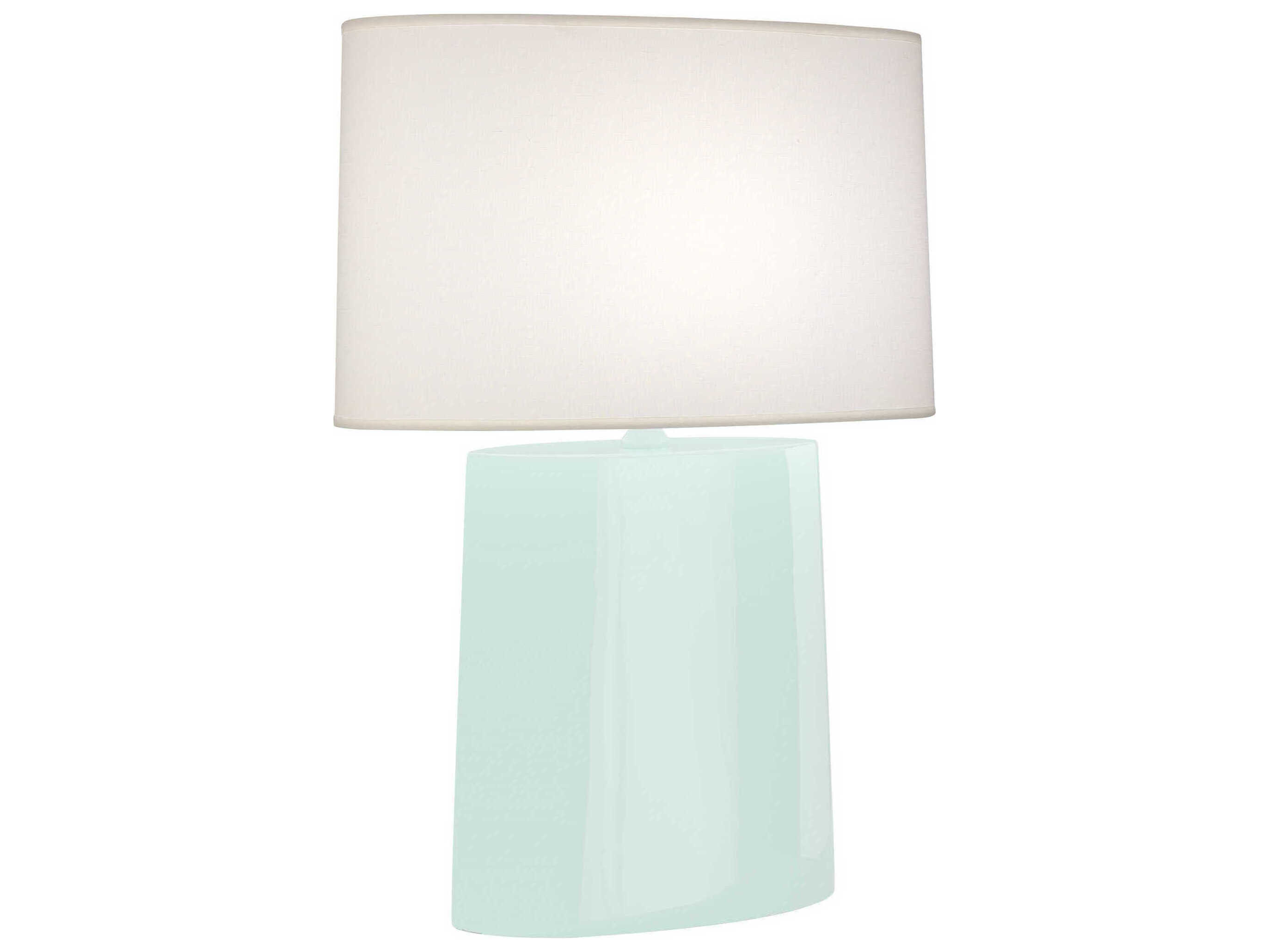 Robert Abbey Victor Mint Glazed Green Buffet Lamp