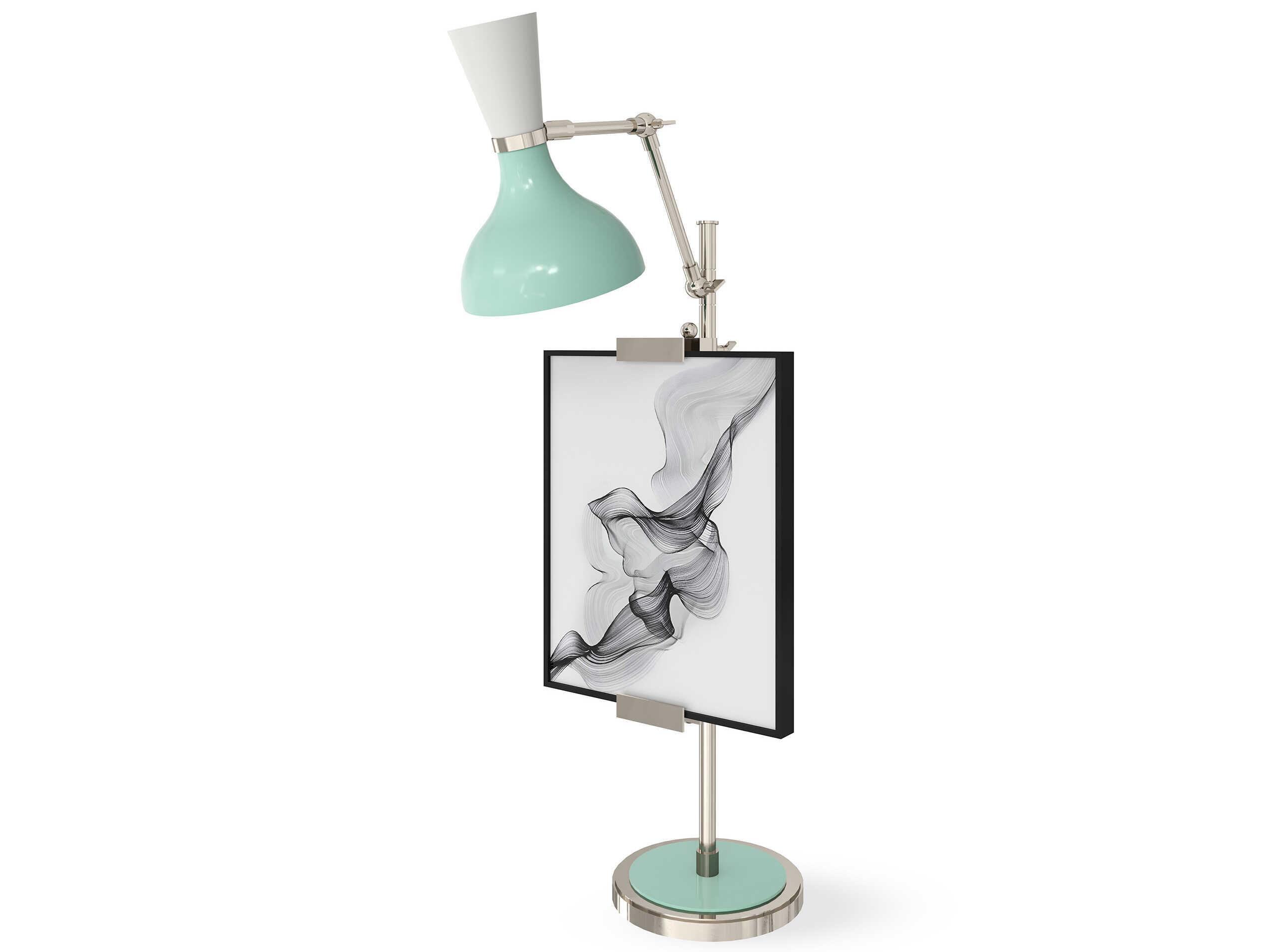 Robert Abbey Clare Mint Lily Green Buffet Lamp