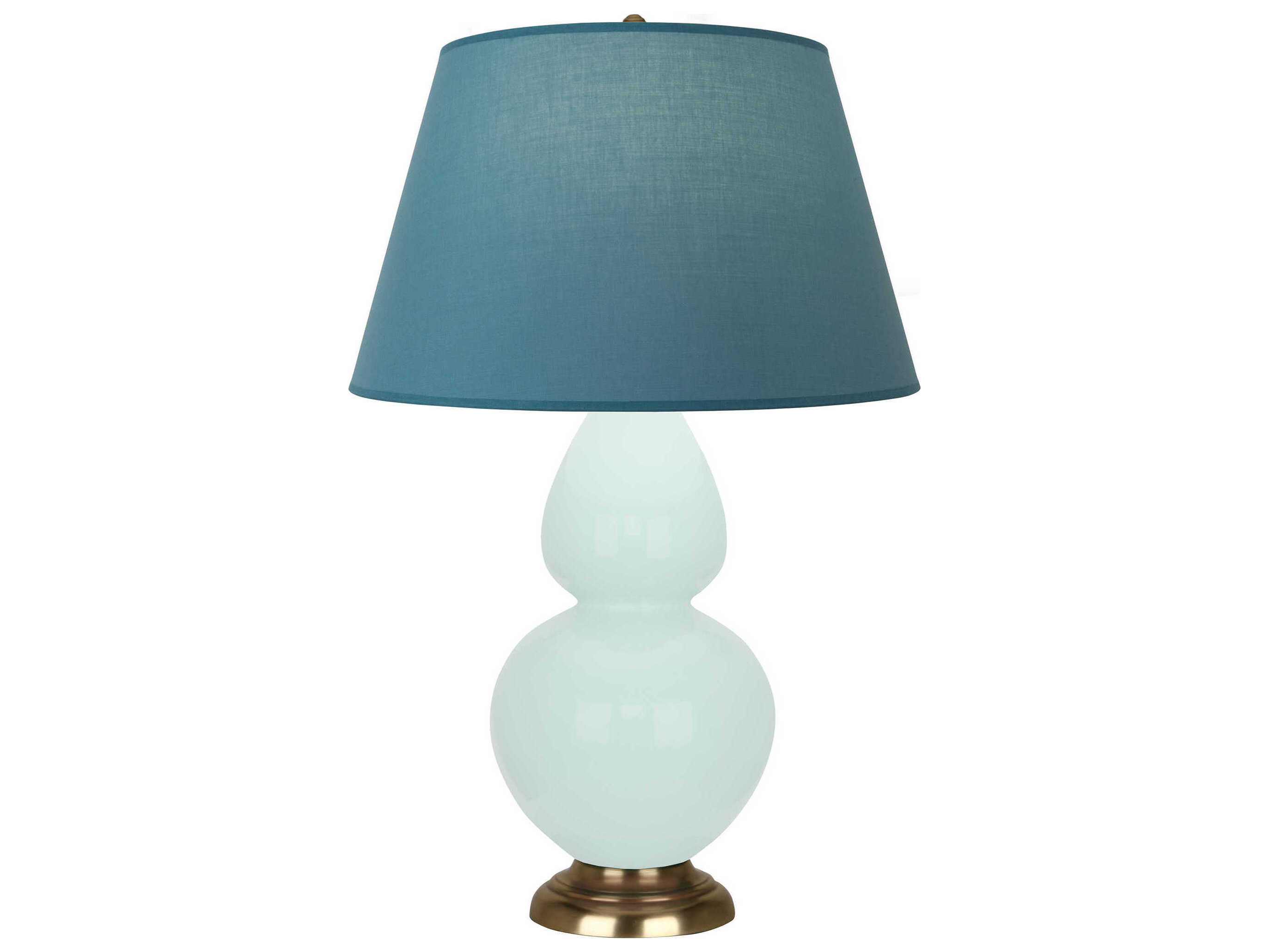 Robert Abbey Double Gourd Mint Glazed Green Buffet Lamp