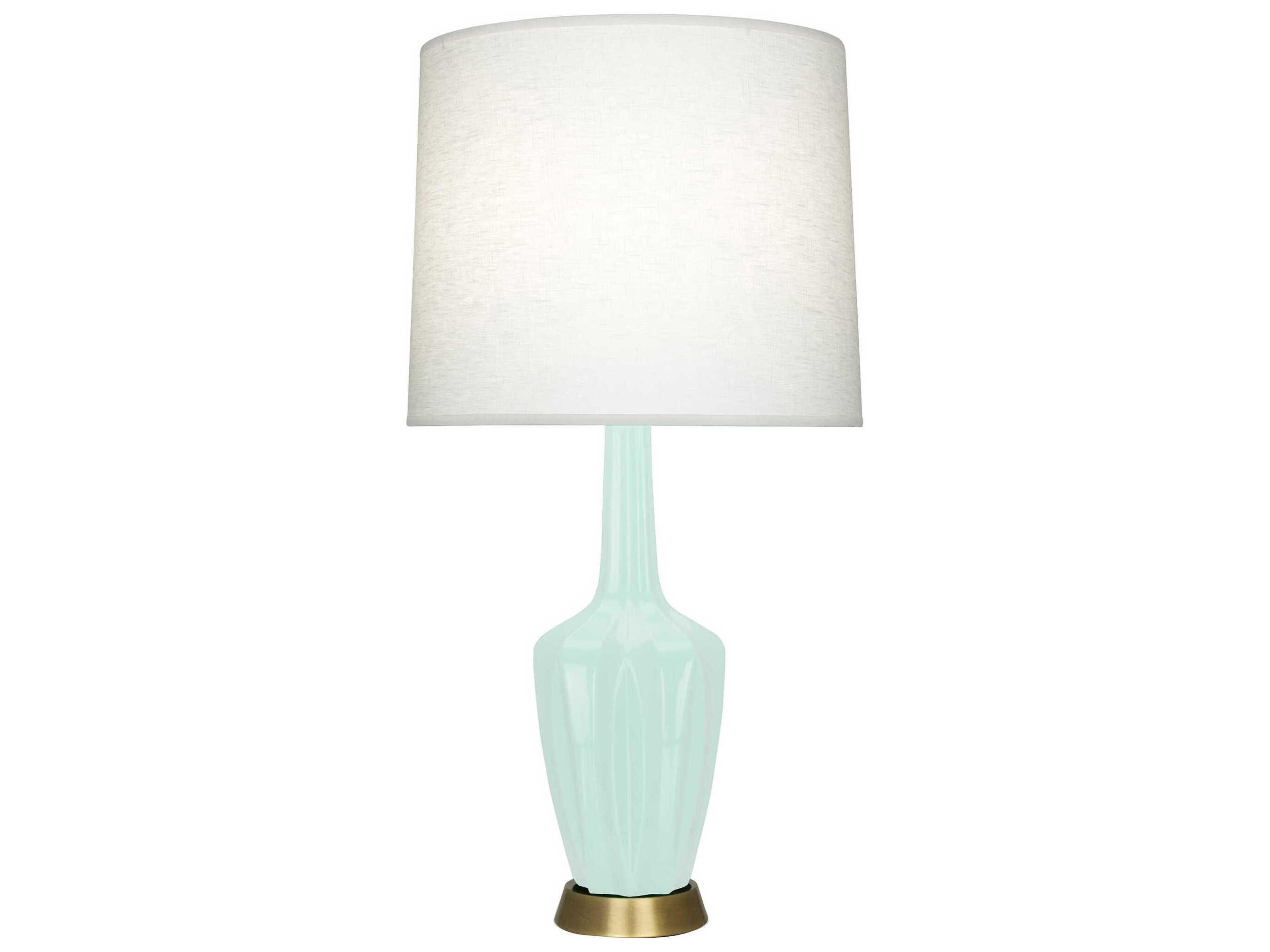 Robert Abbey Emma Mint Glazed Green Buffet Lamp