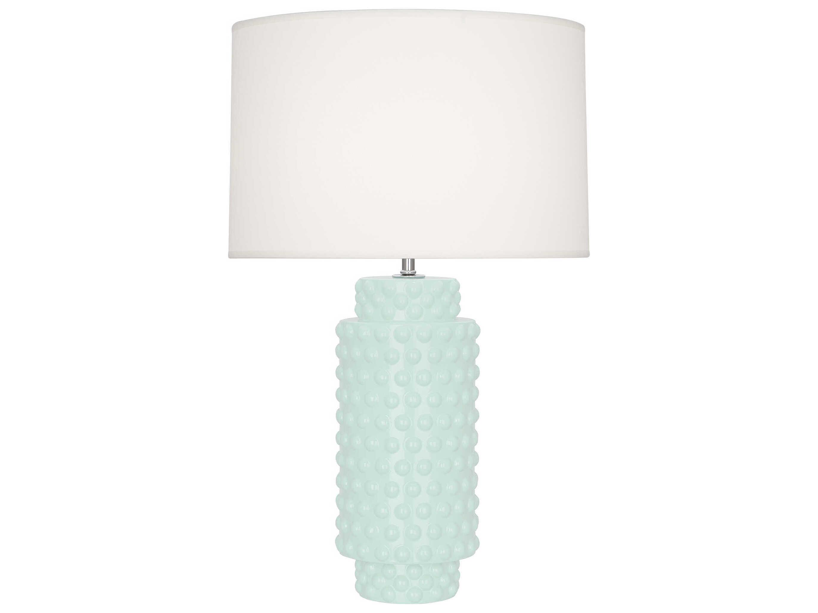Robert Abbey Dolly Mint Glazed Textured Green Buffet Lamp