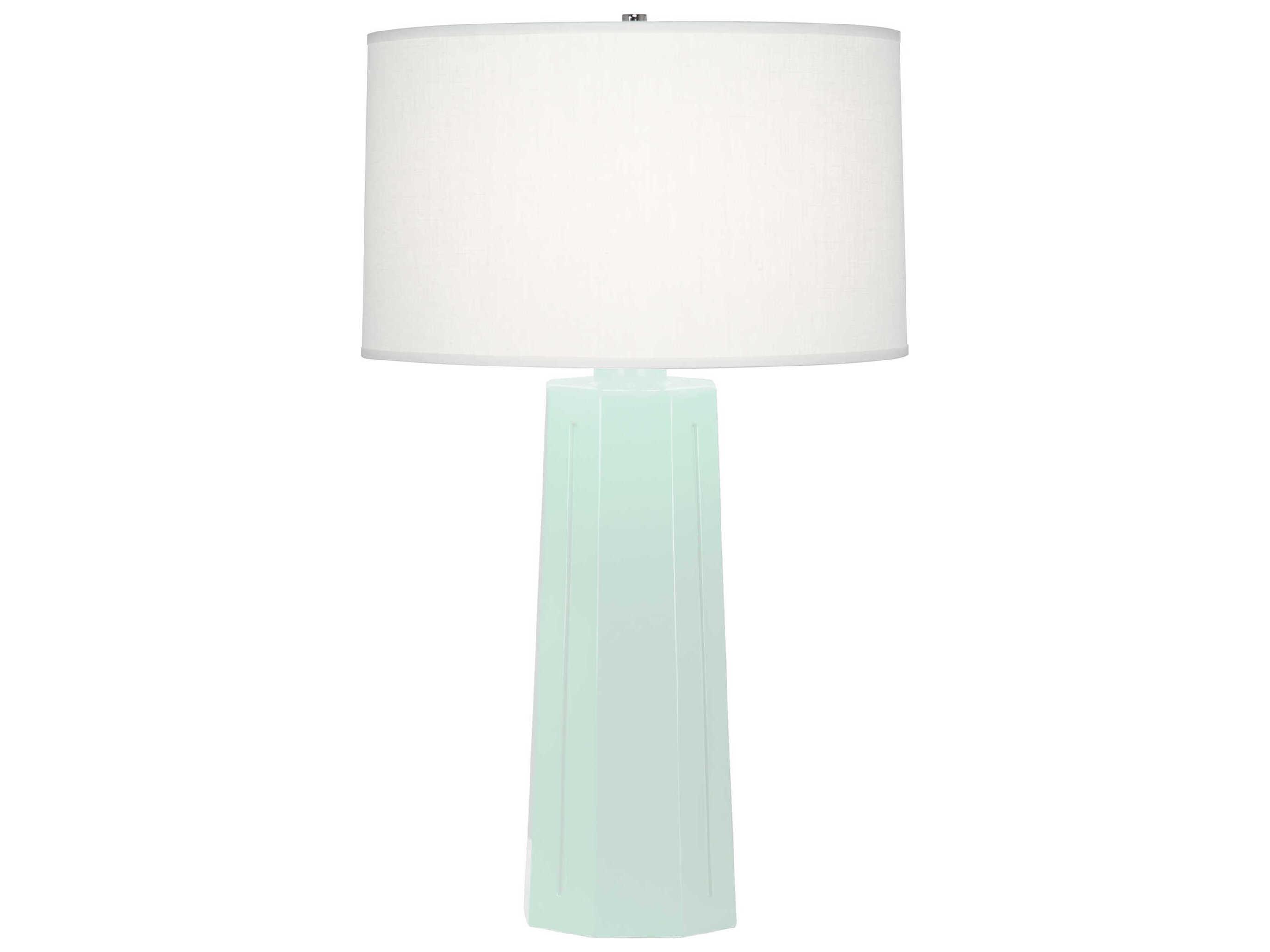 Robert Abbey Mason Mint Glazed Green Buffet Lamp