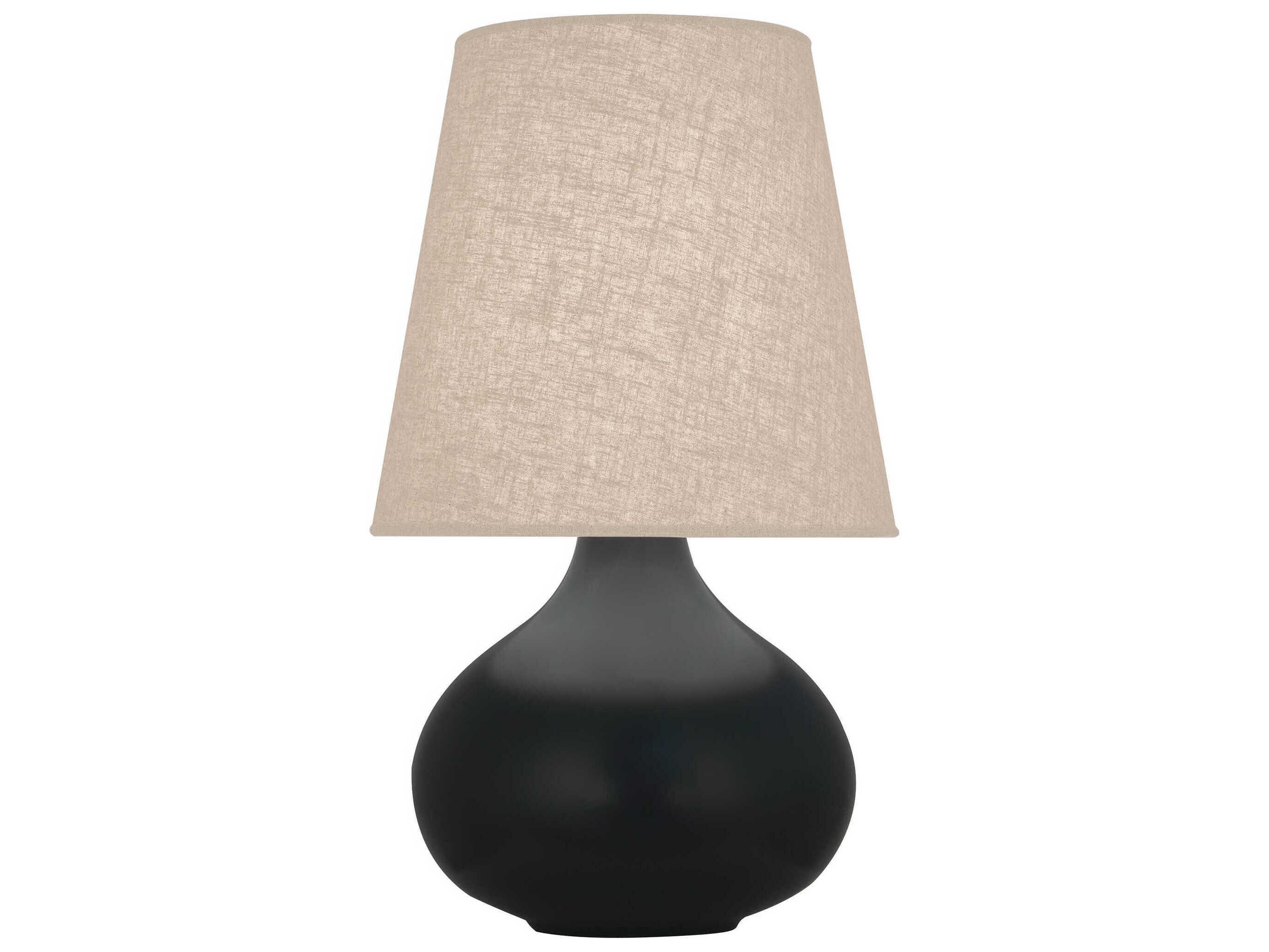 Robert Abbey June Black Table Lamp