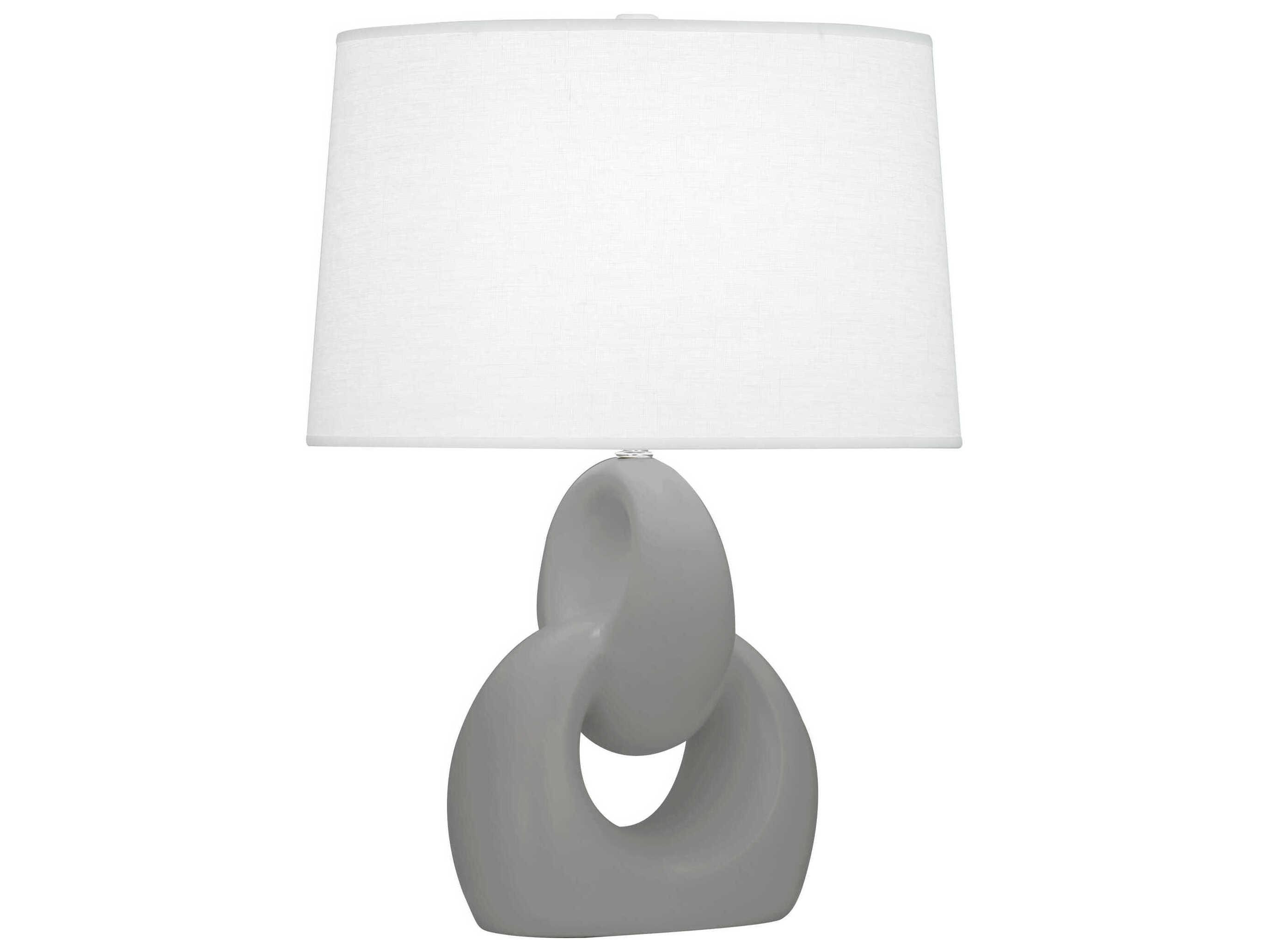 Robert Abbey Fusion Gray Buffet Lamp