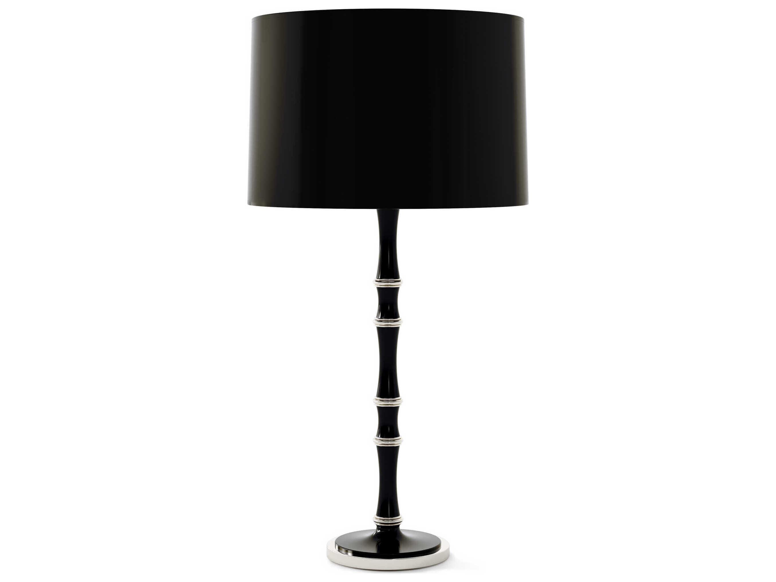 Robert Abbey Kane Obsidian Black Buffet Lamp