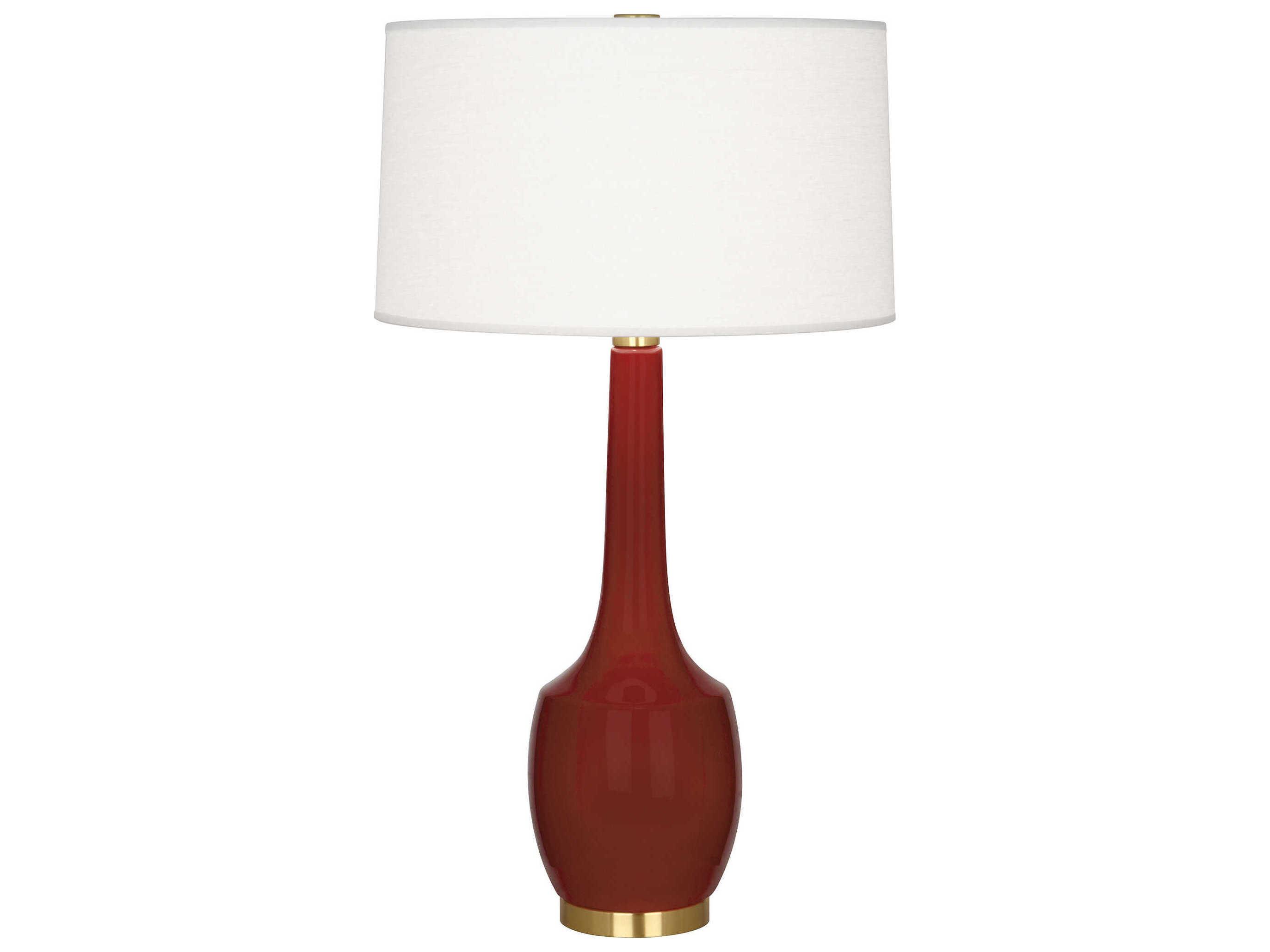 Robert Abbey Delilah Oxblood Glazed Red Buffet Lamp