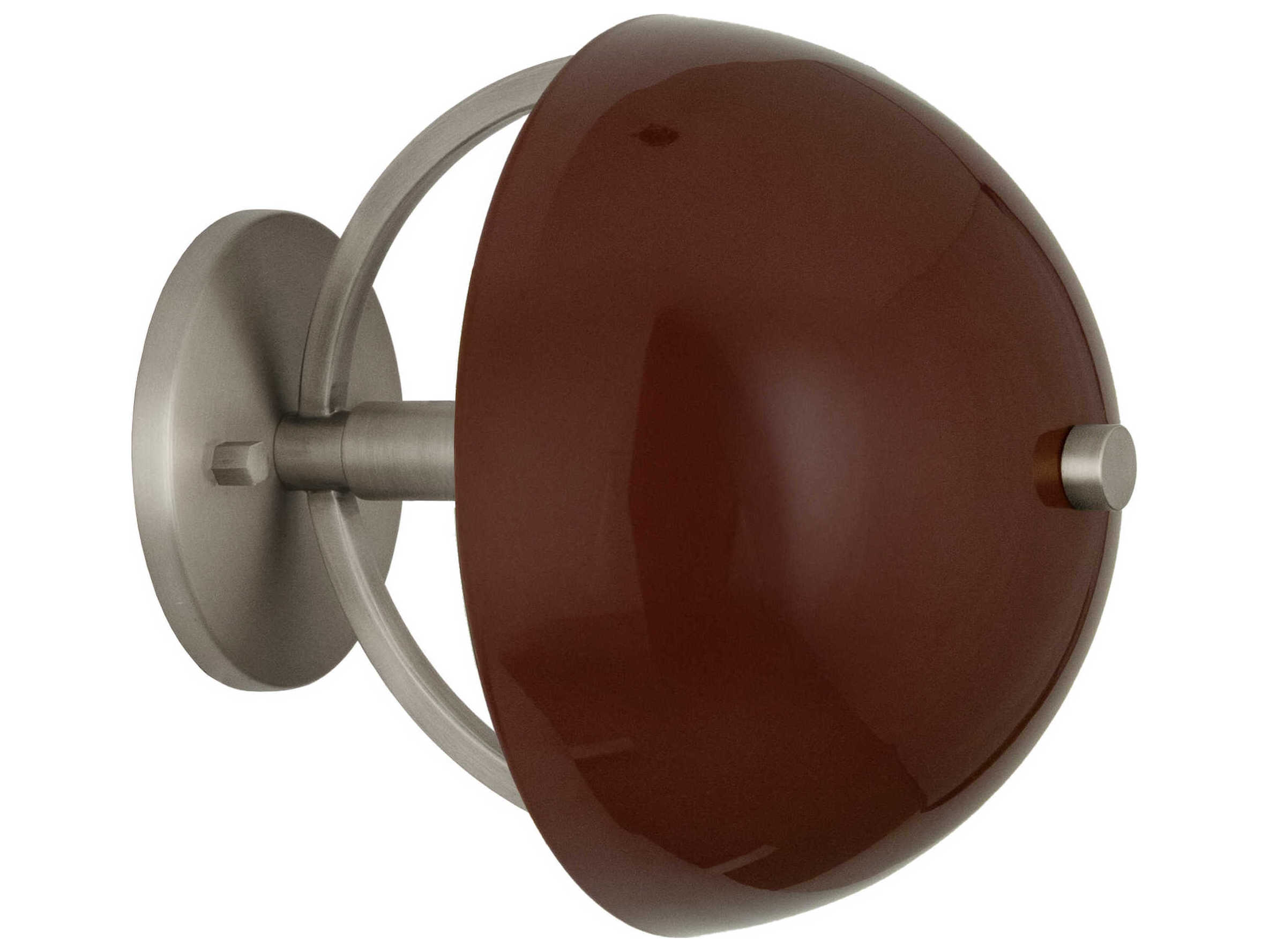 Robert Abbey Mavisten Edition Copernica 1-Light Pewter Wall Sconce