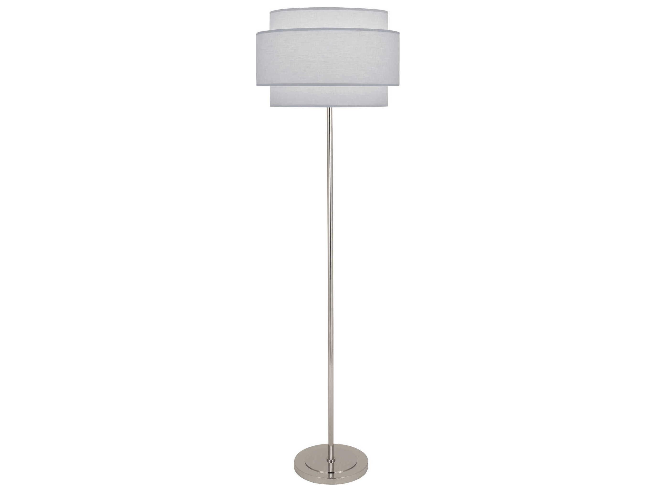 Robert Abbey Decker Gray Floor Lamp