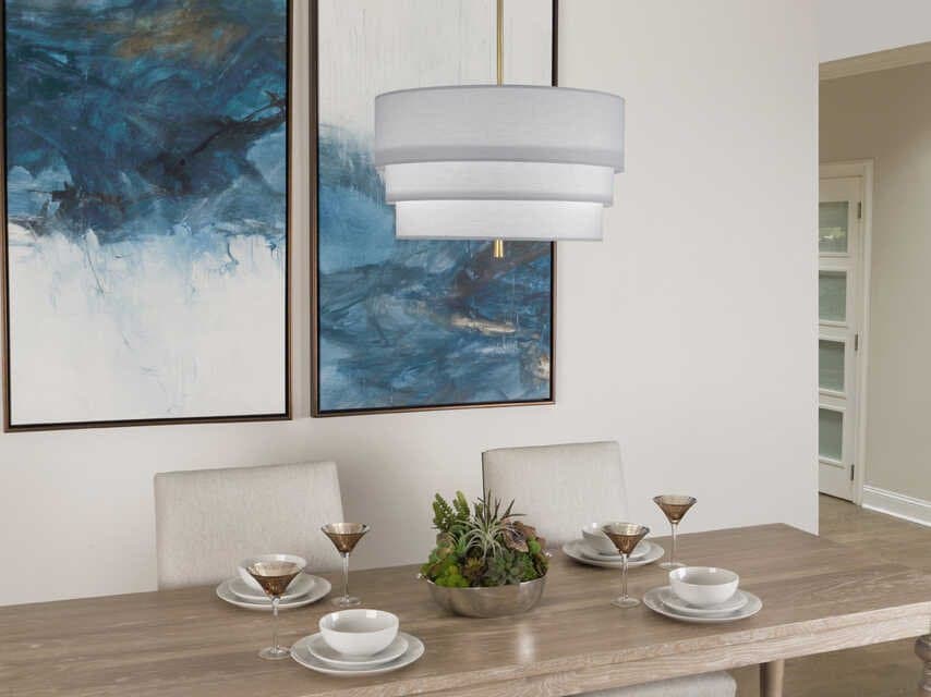 Robert Abbey Decker 3-Light Pearl Gray Pendant