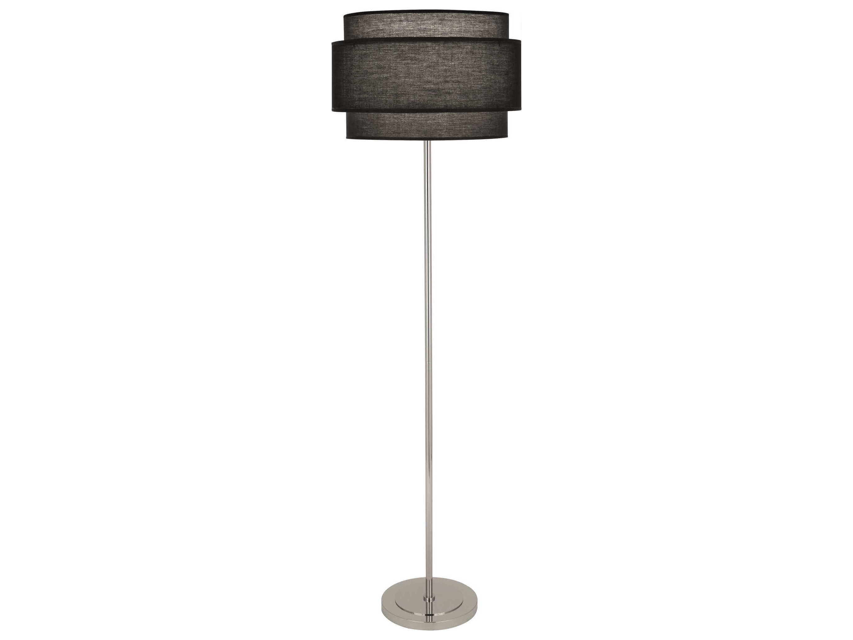 Robert Abbey Decker Black Floor Lamp