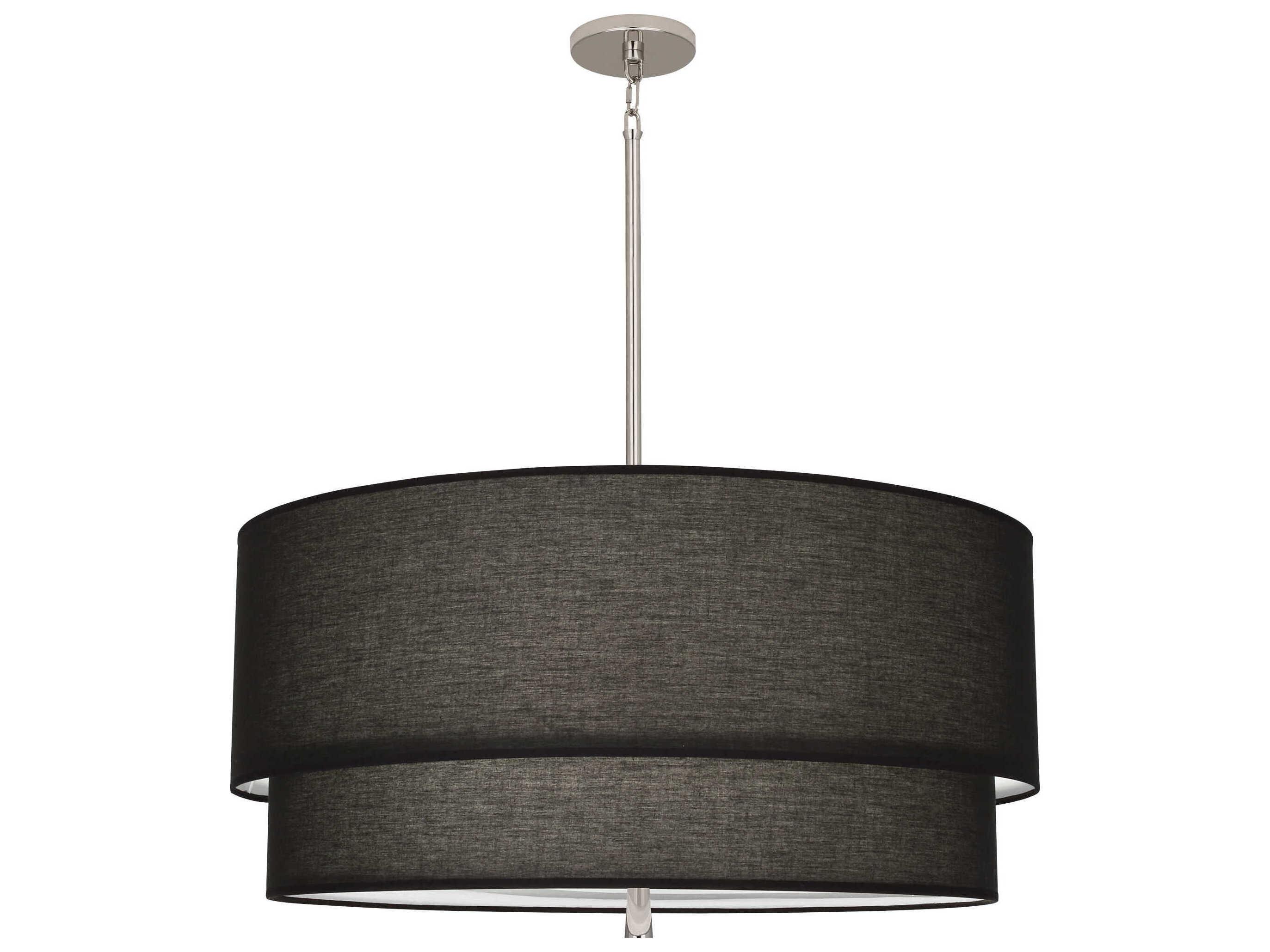 Robert Abbey Decker 3-Light Raven Black Pendant