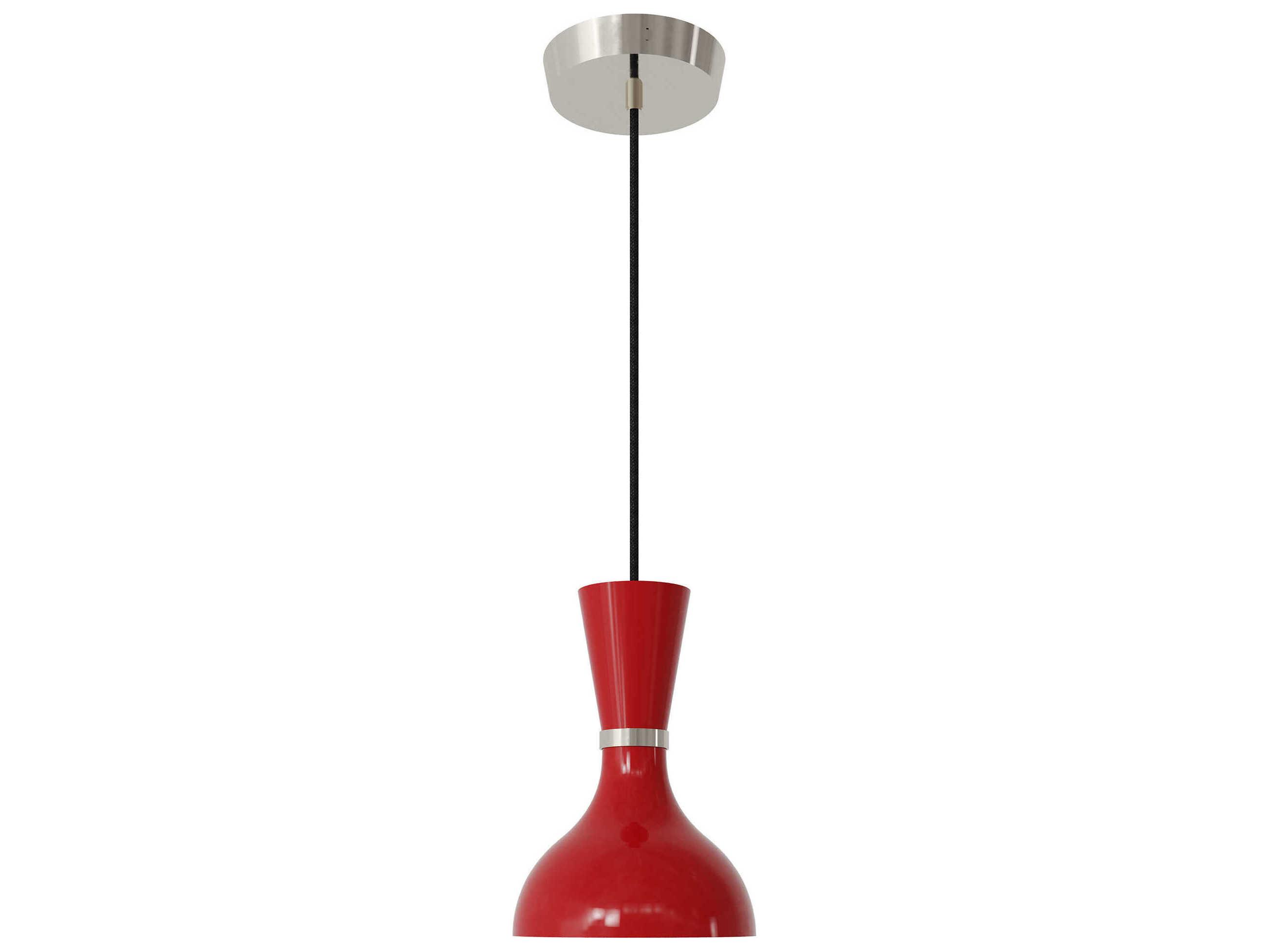 Robert Abbey Clare 1-Light Ruby Red Mini Pendant