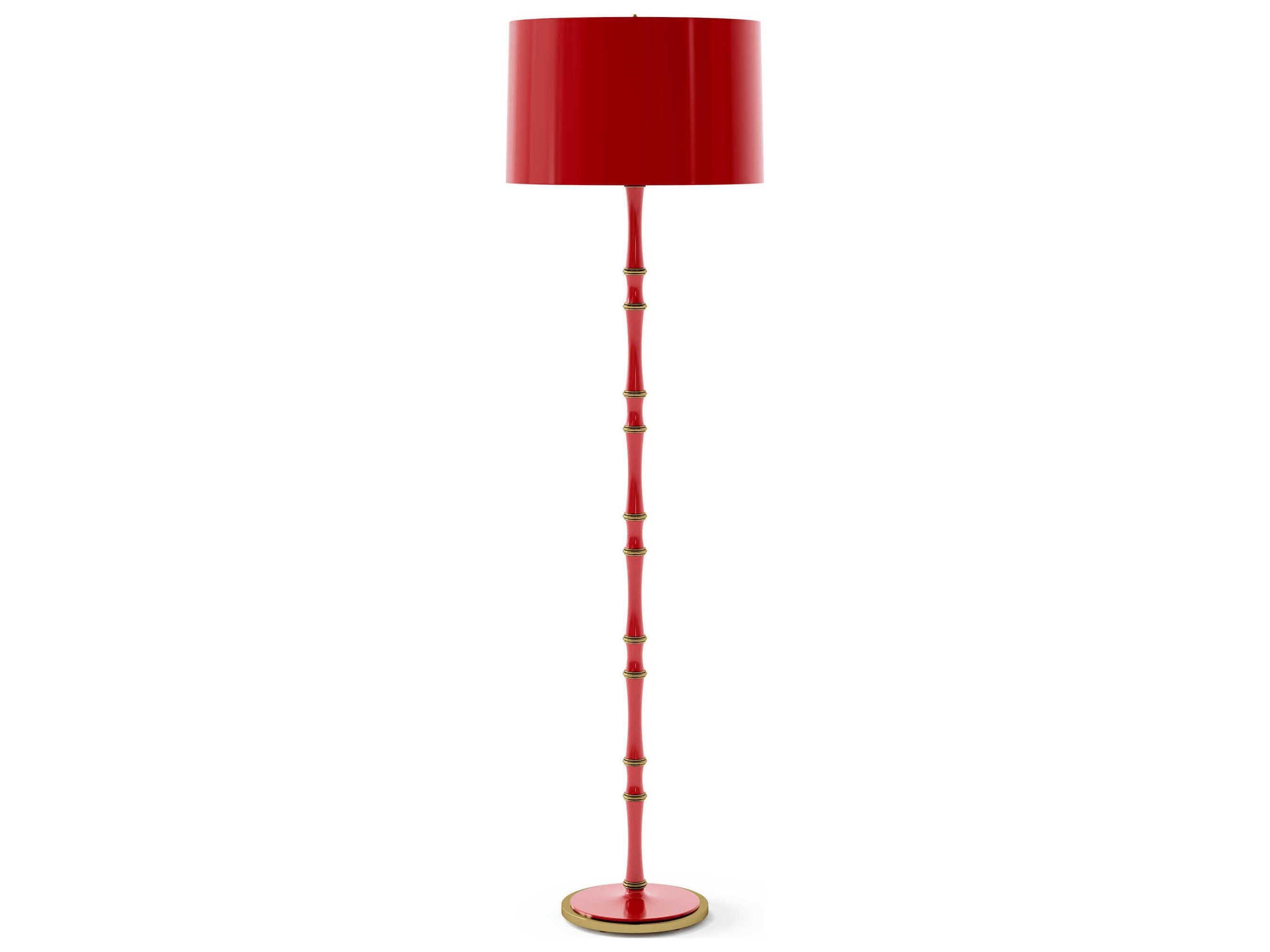 Robert Abbey Kane Ruby Red Floor Lamp