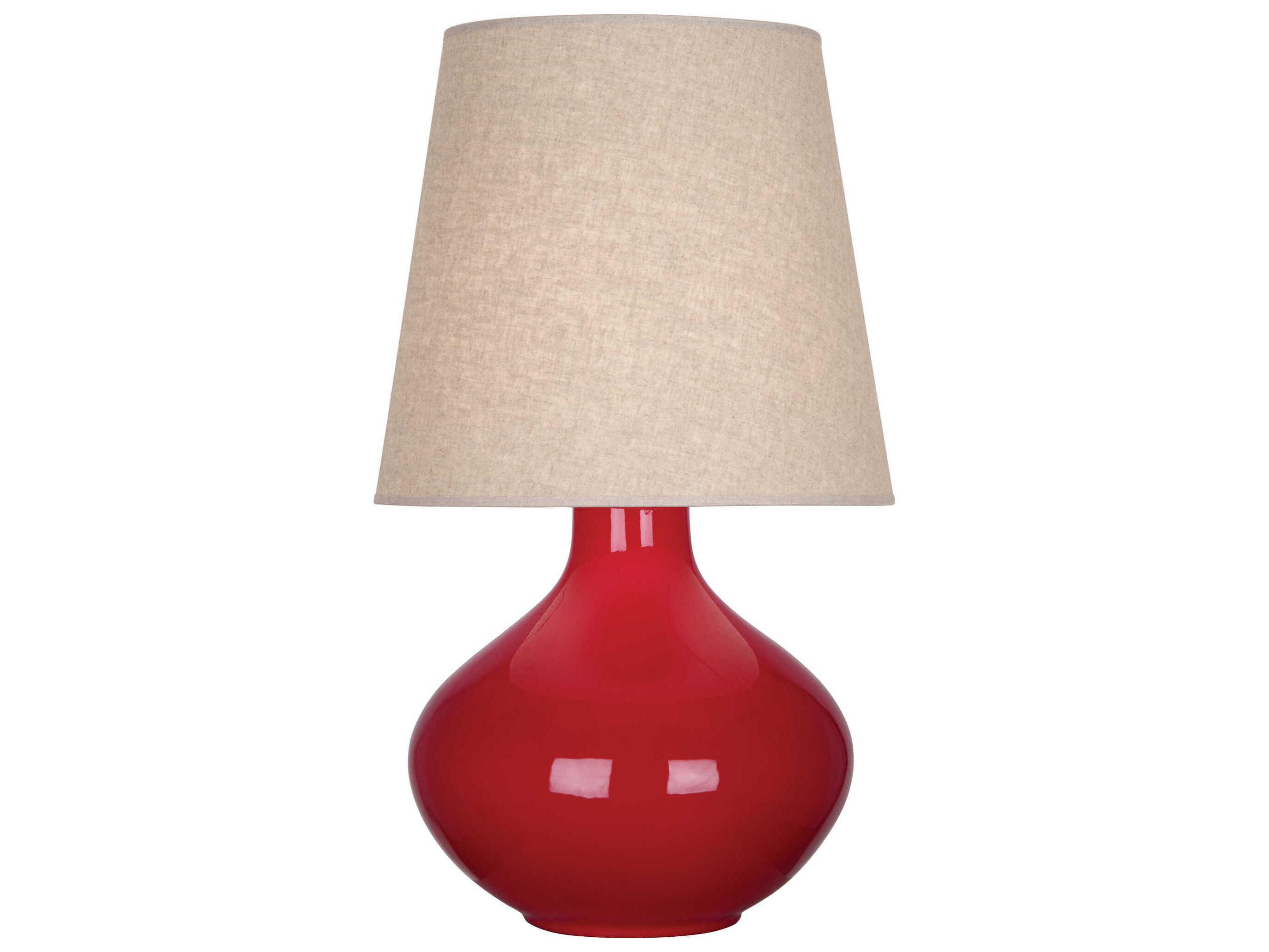 Robert Abbey June Red Buffet Lamp