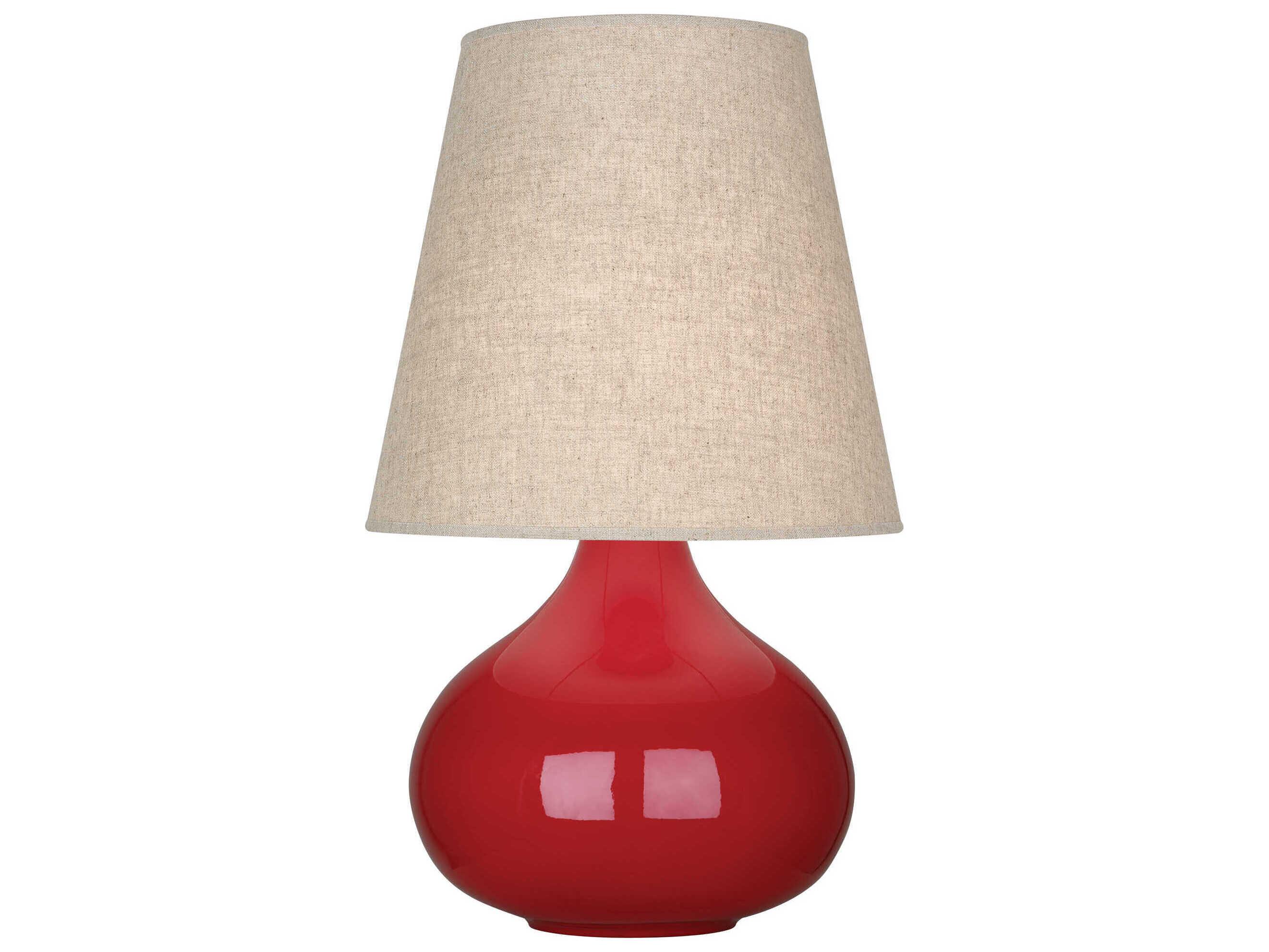 Robert Abbey June Red Table Lamp